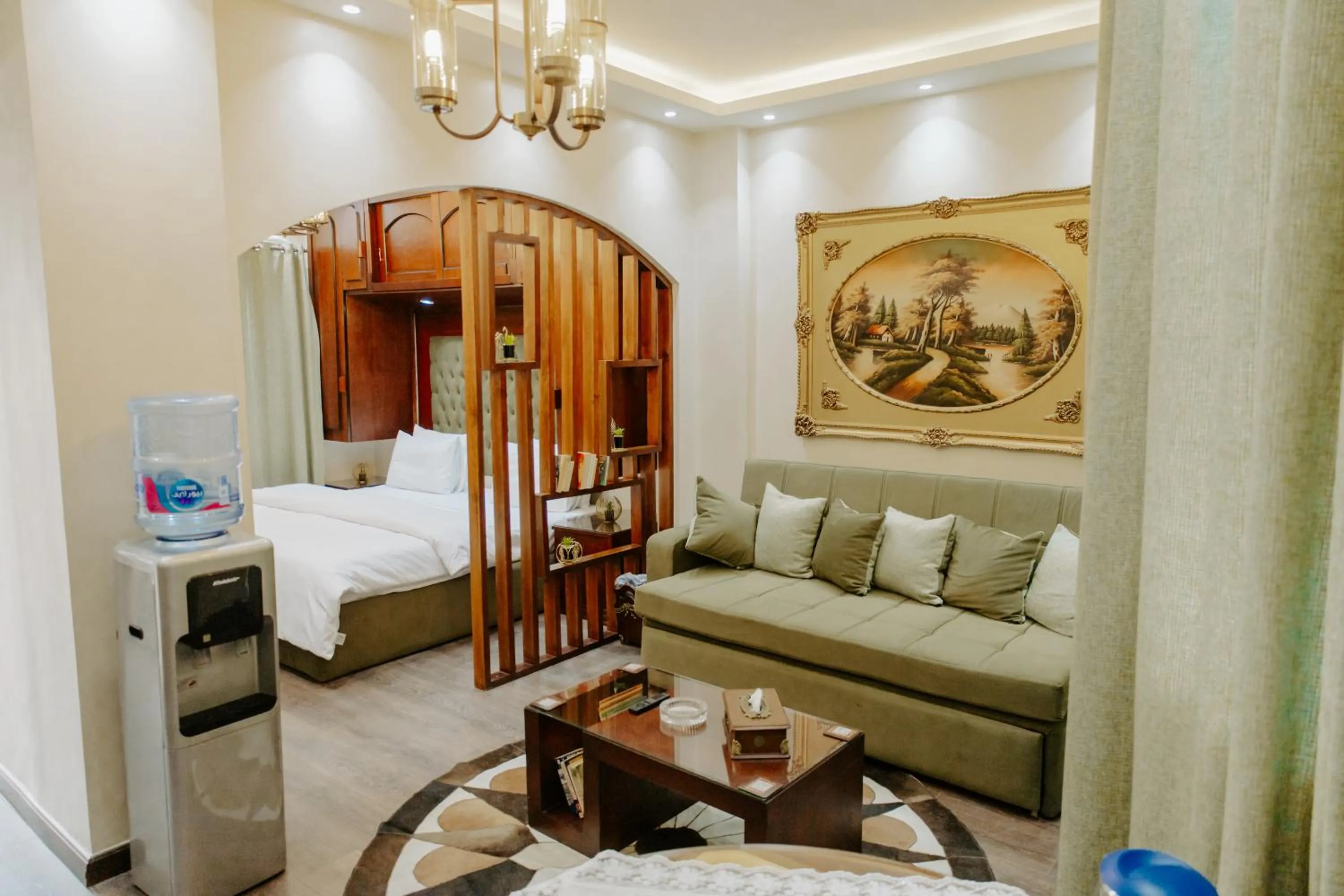 Bed in Aton Suites Luxor Resort East Bank Nile View