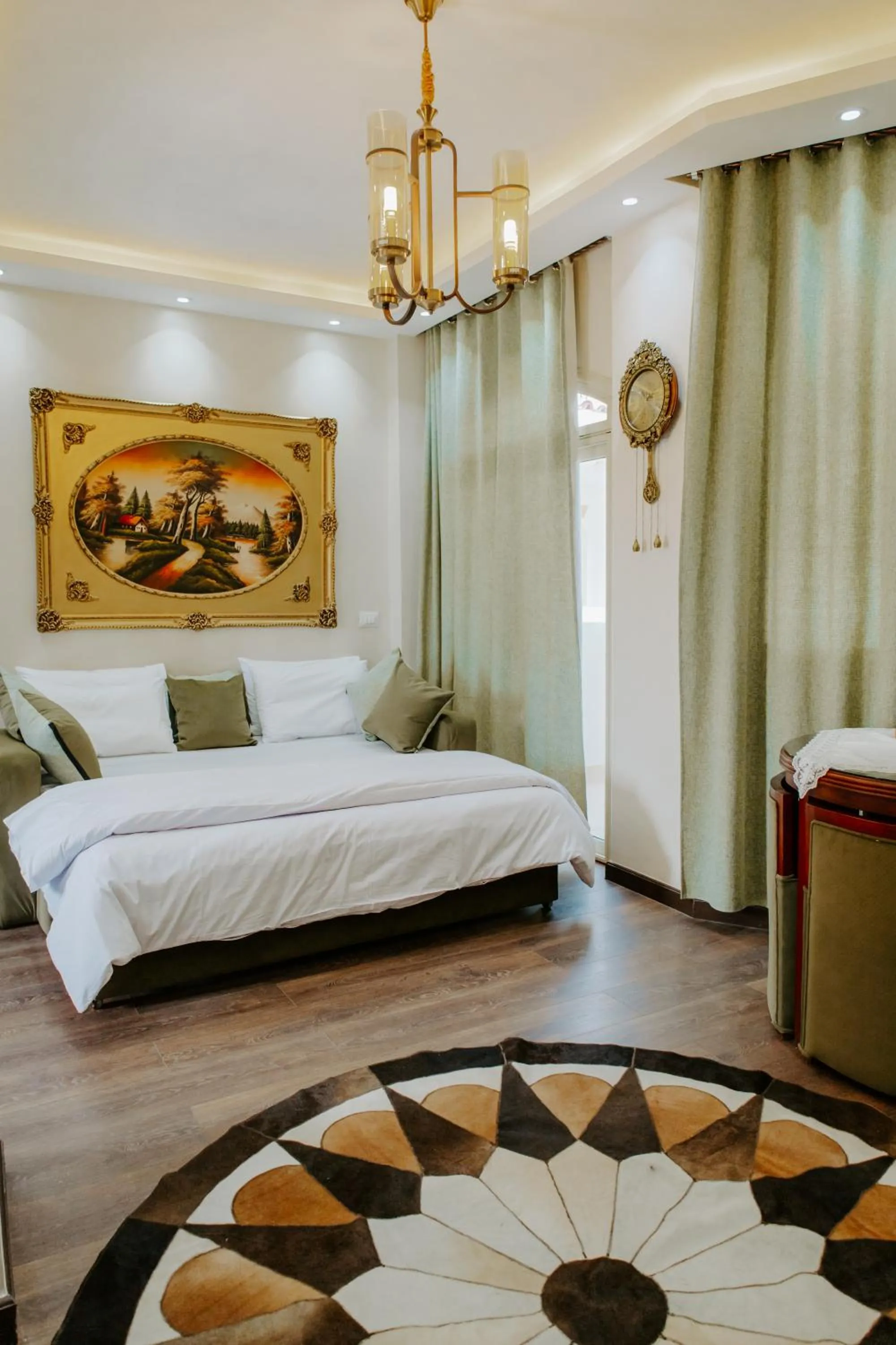 Bed in Aton Suites Luxor Resort East Bank Nile View