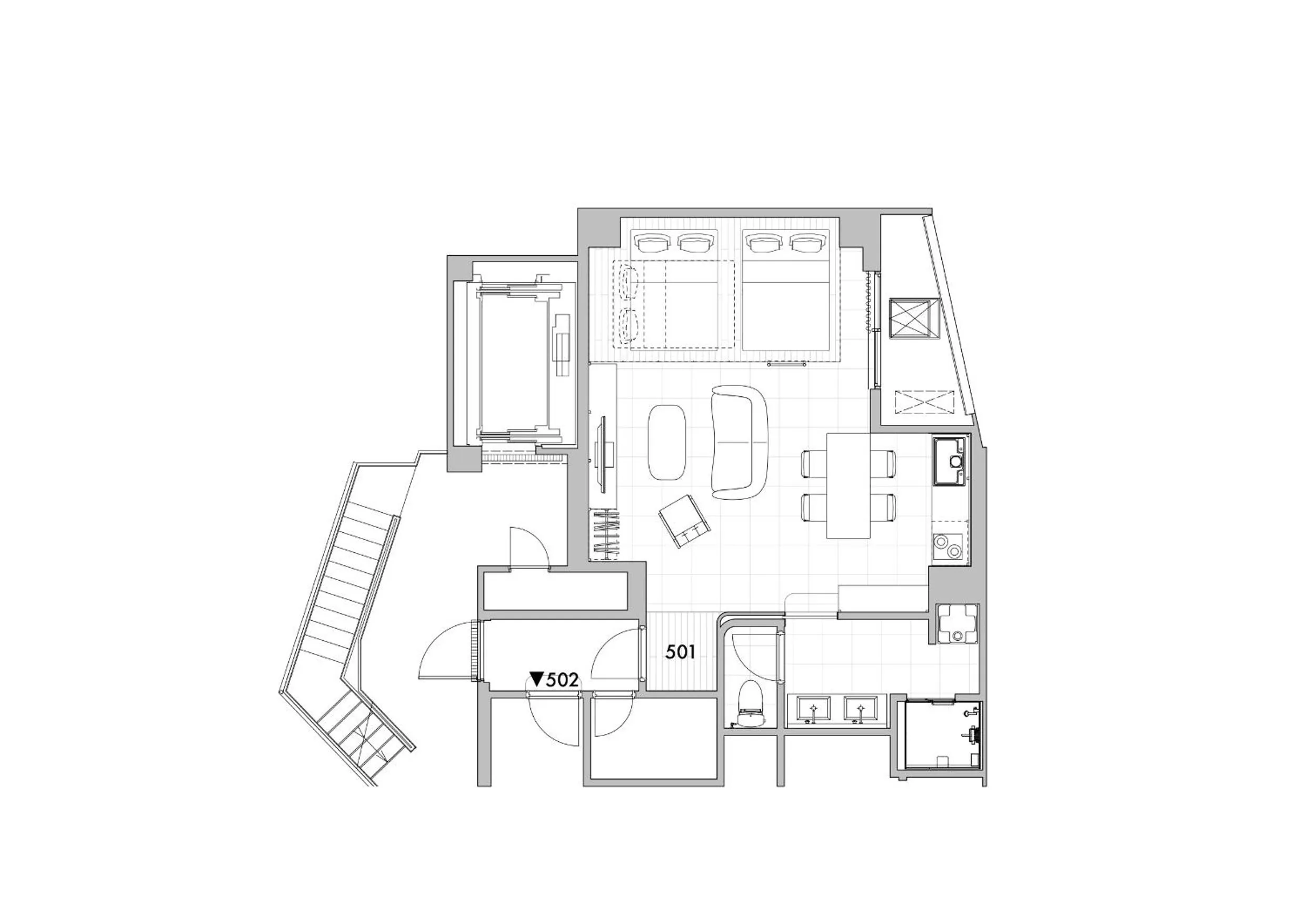 Floor plan in illi Amu Shimokitazawa