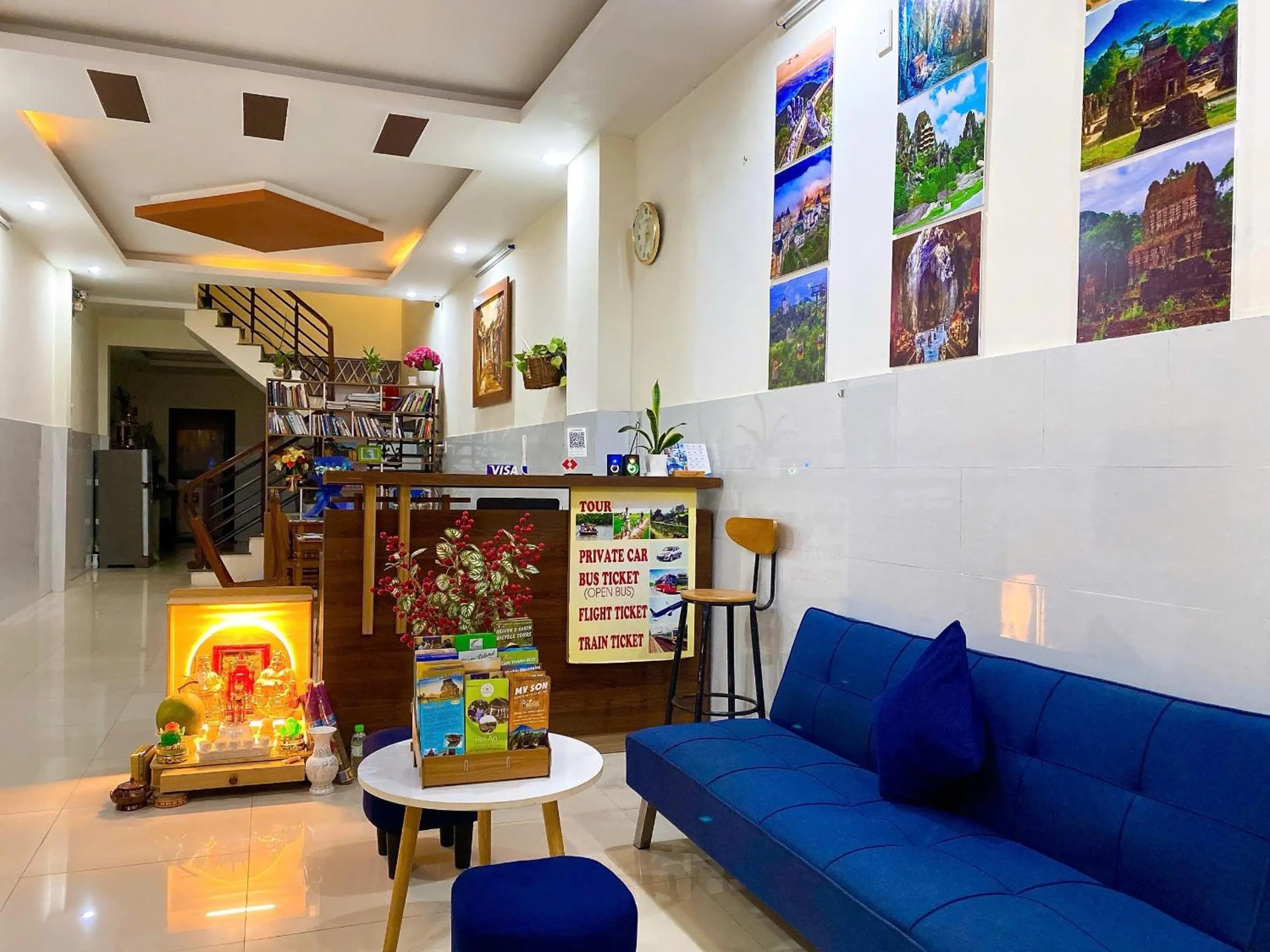 Living room in Gold Stone Hoi An Homestay