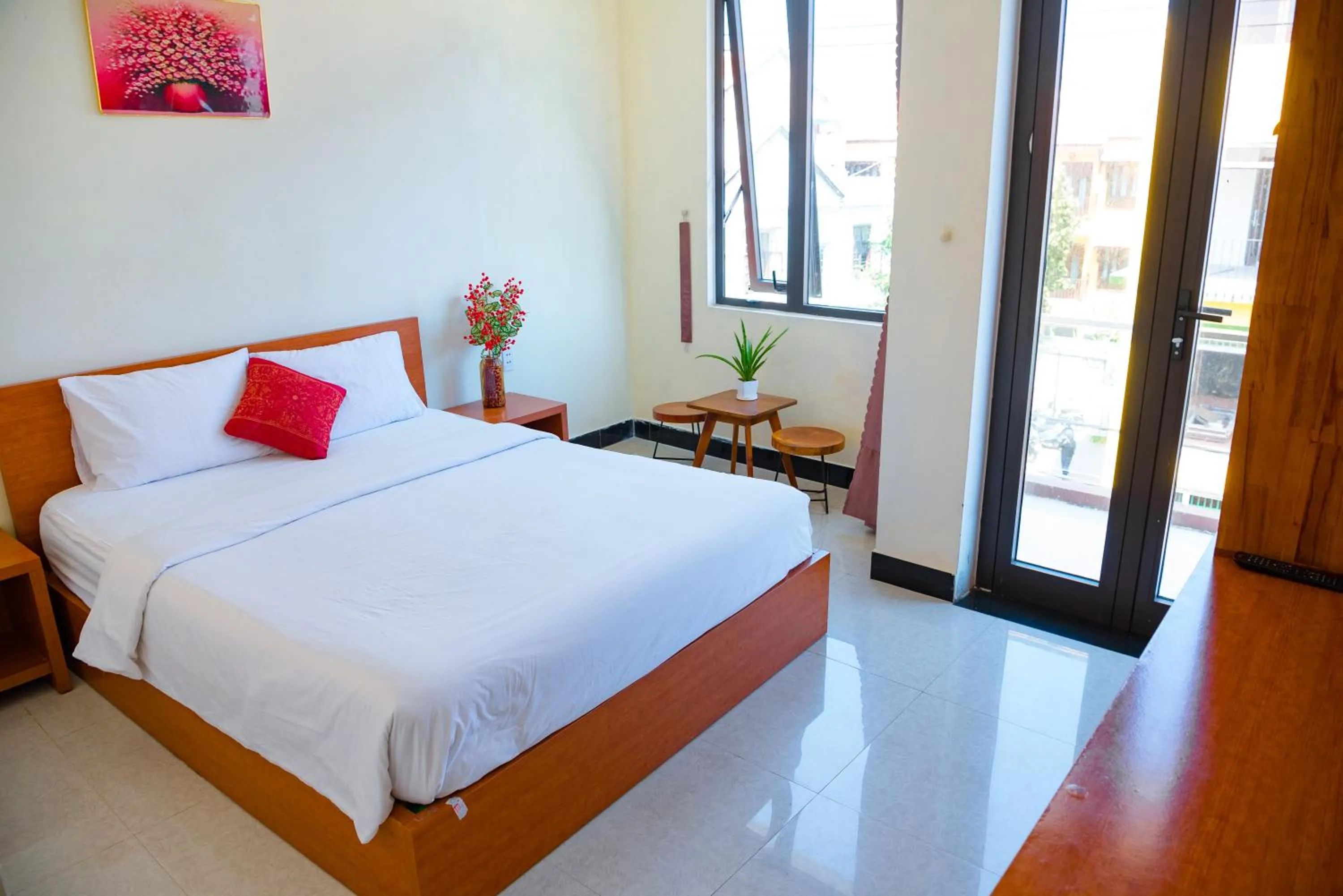 Bed in Gold Stone Hoi An Homestay