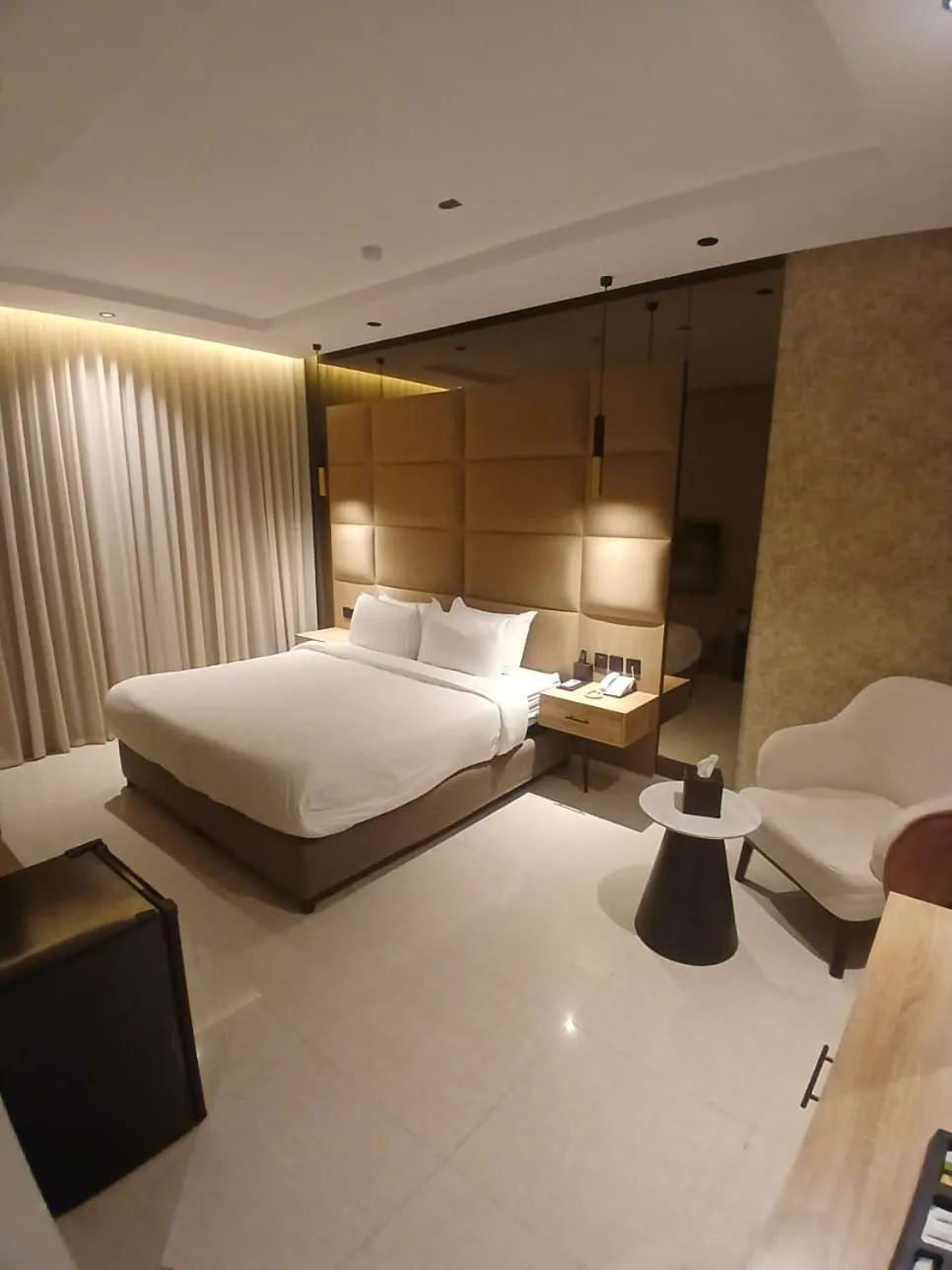 Bed in XYZ Hotel Qurtoba - اكس واي زد قرطبه