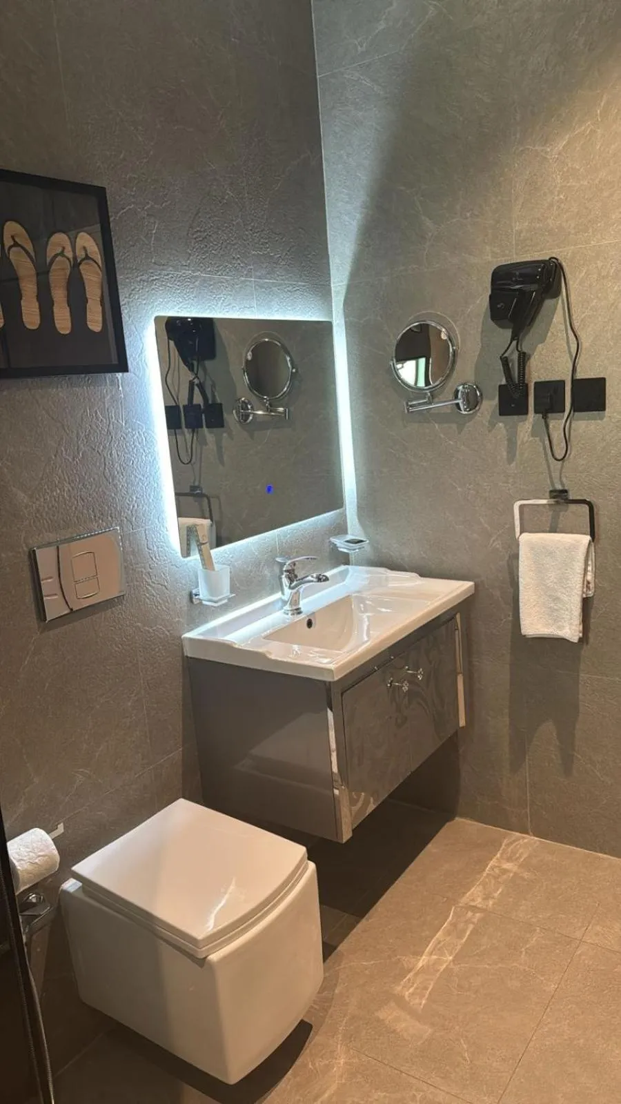 Bathroom in XYZ Hotel Qurtoba - اكس واي زد قرطبه