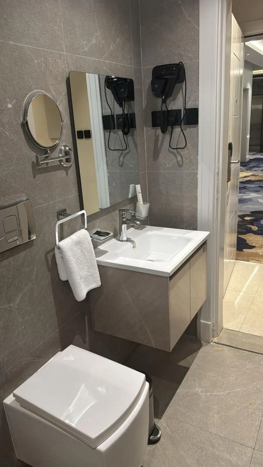 Bathroom in XYZ Hotel Qurtoba - اكس واي زد قرطبه