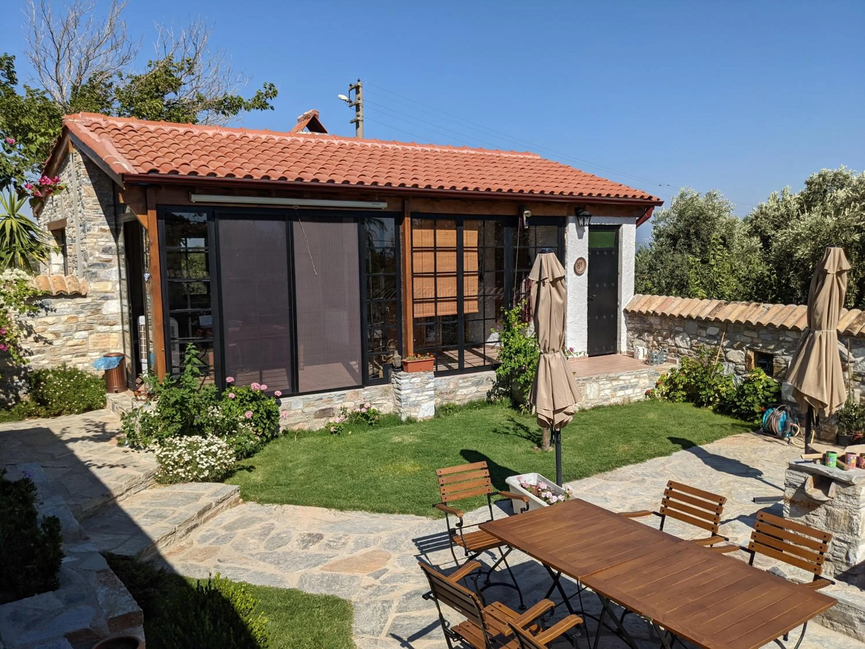 Garden view in Bahab Guest House