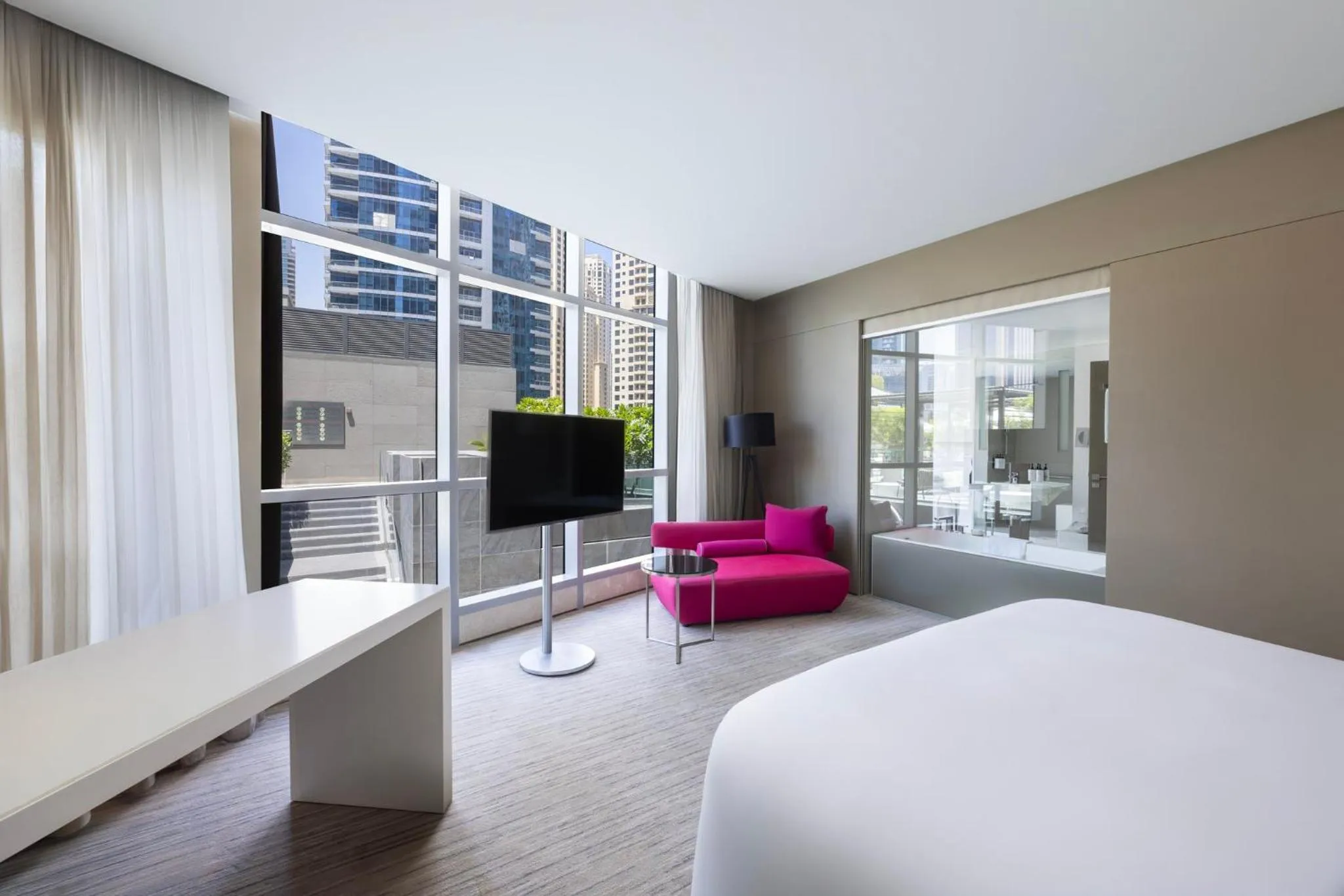 Photo of the whole room, Bed in InterContinental Dubai Marina by IHG