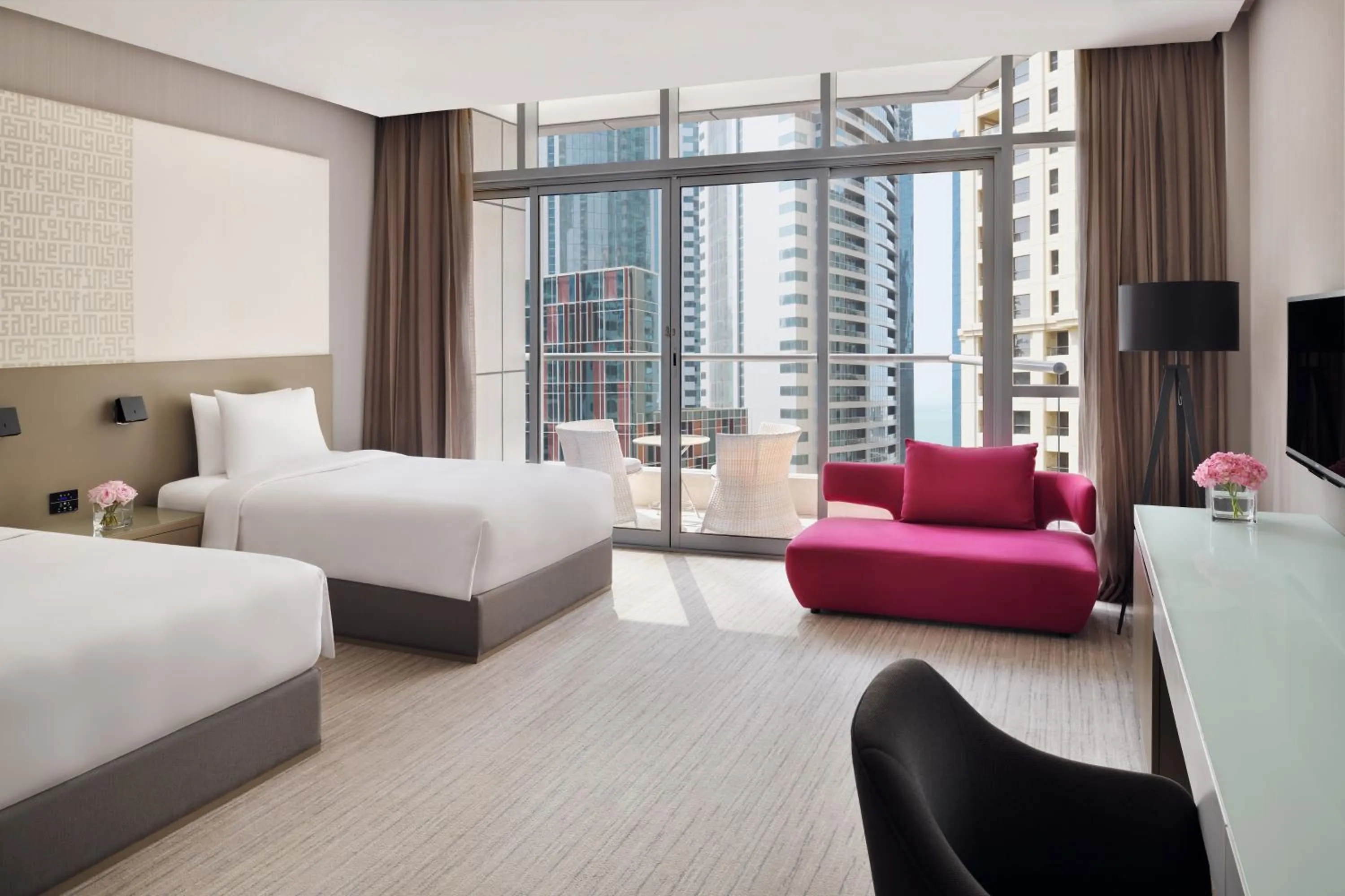 Photo of the whole room, Bed in InterContinental Dubai Marina by IHG