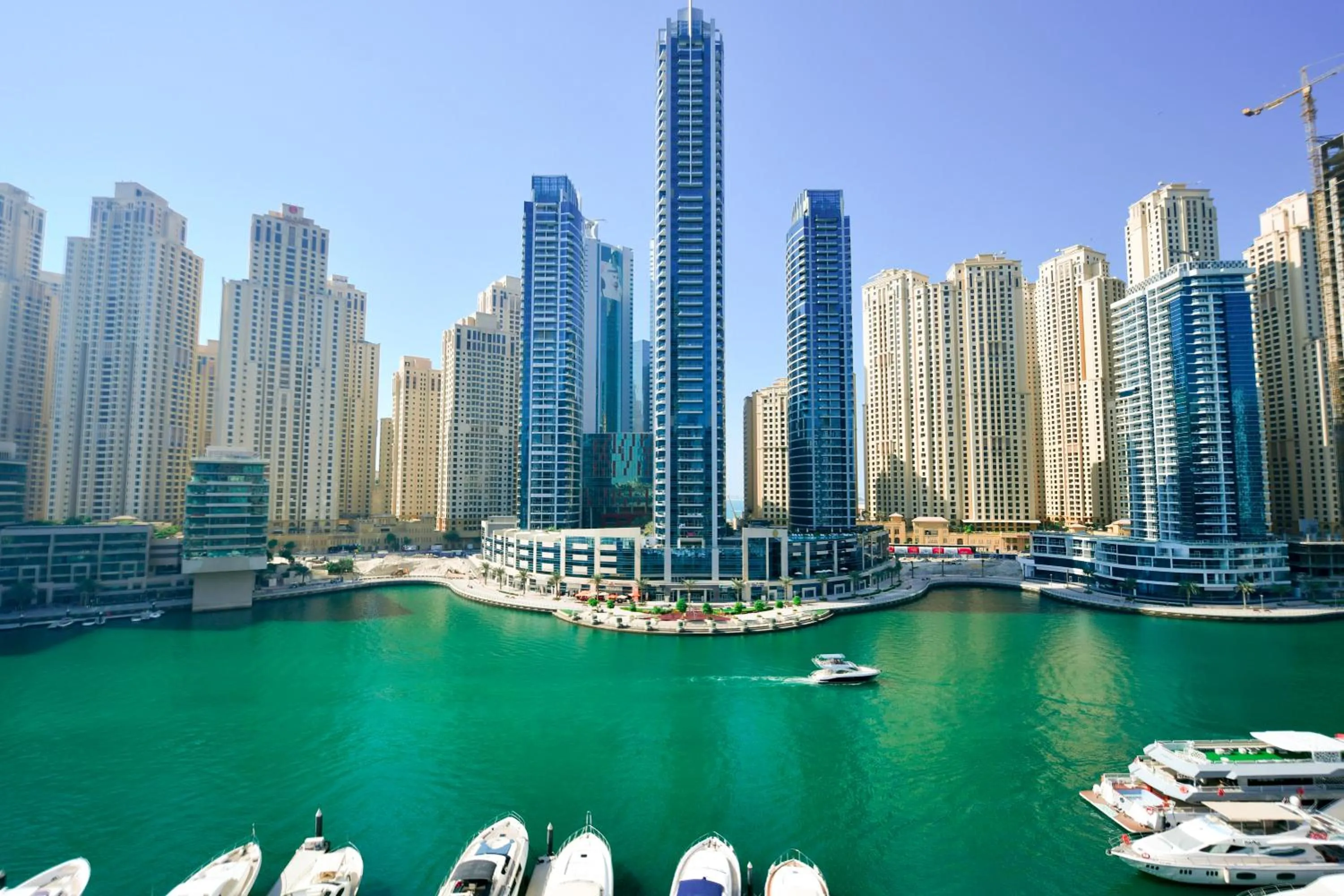 Property building in InterContinental Dubai Marina by IHG
