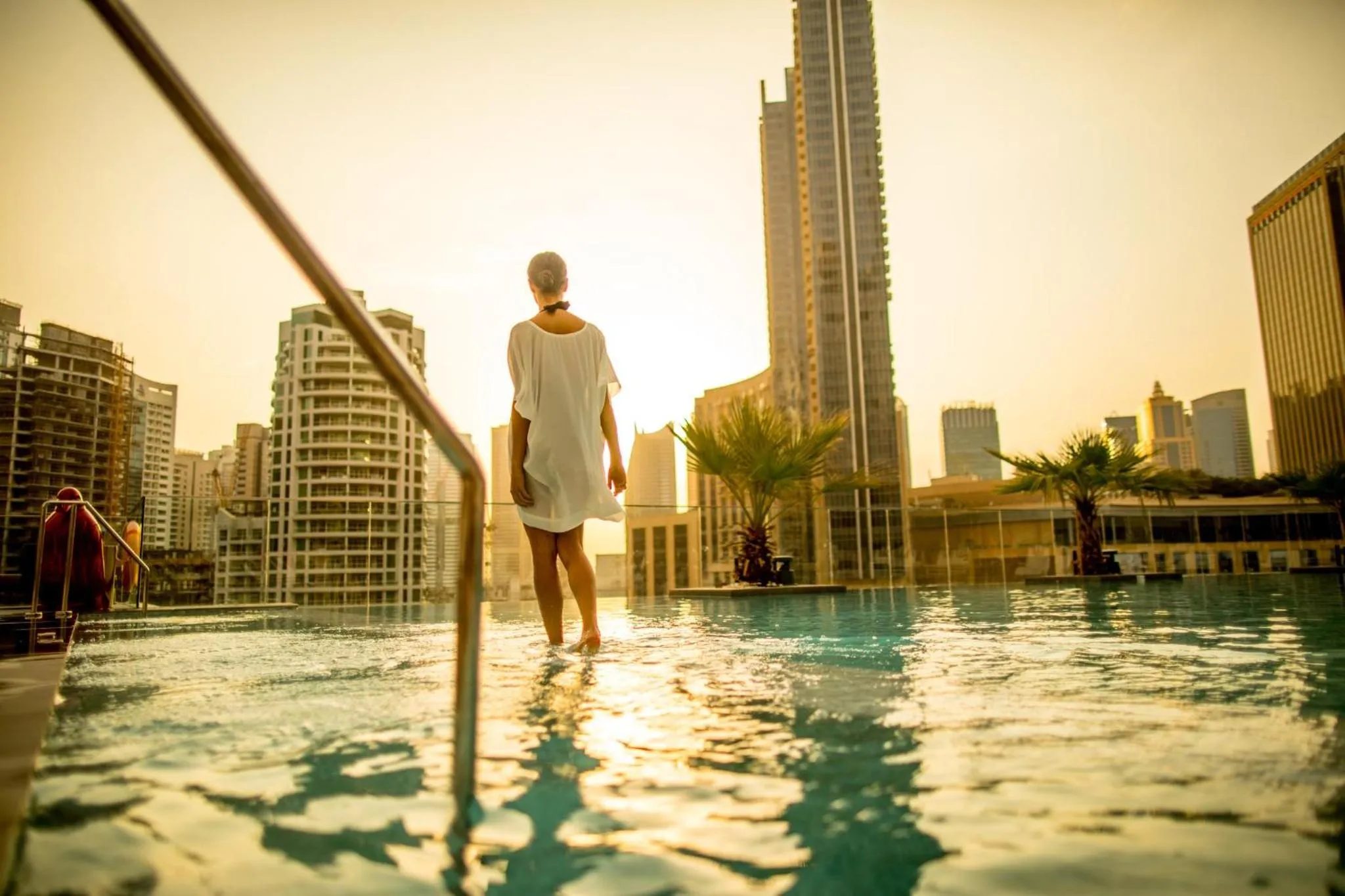 Swimming pool in InterContinental Dubai Marina by IHG