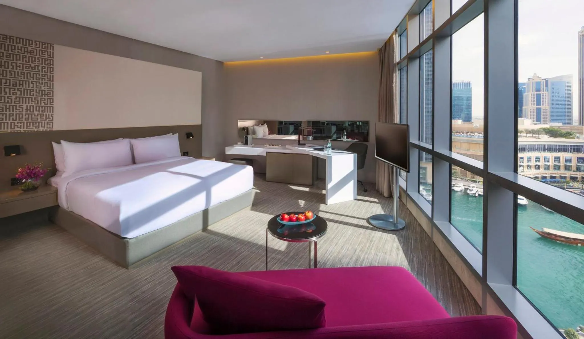 Photo of the whole room, Bed in InterContinental Dubai Marina by IHG