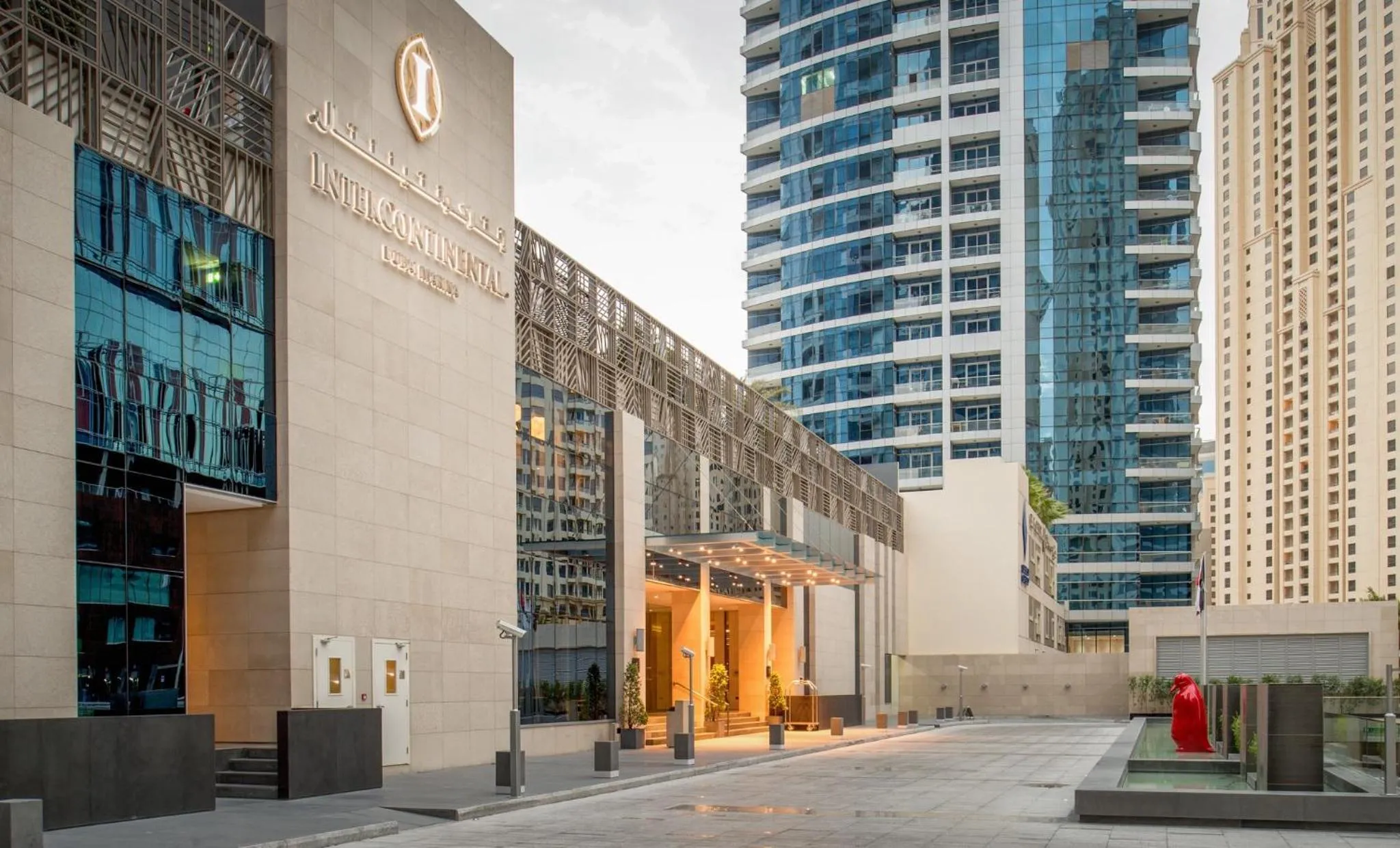 Property building in InterContinental Dubai Marina by IHG