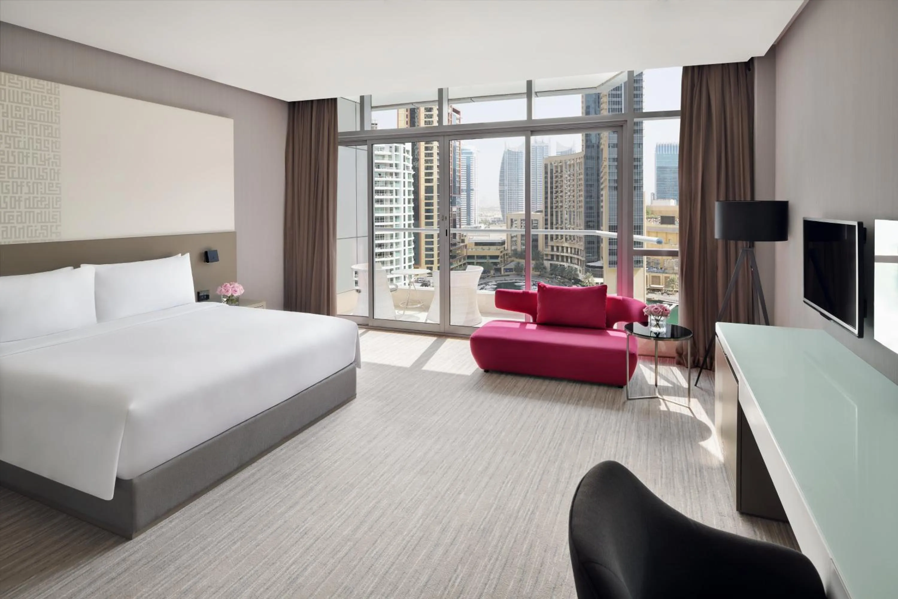 Photo of the whole room, Bed in InterContinental Dubai Marina by IHG