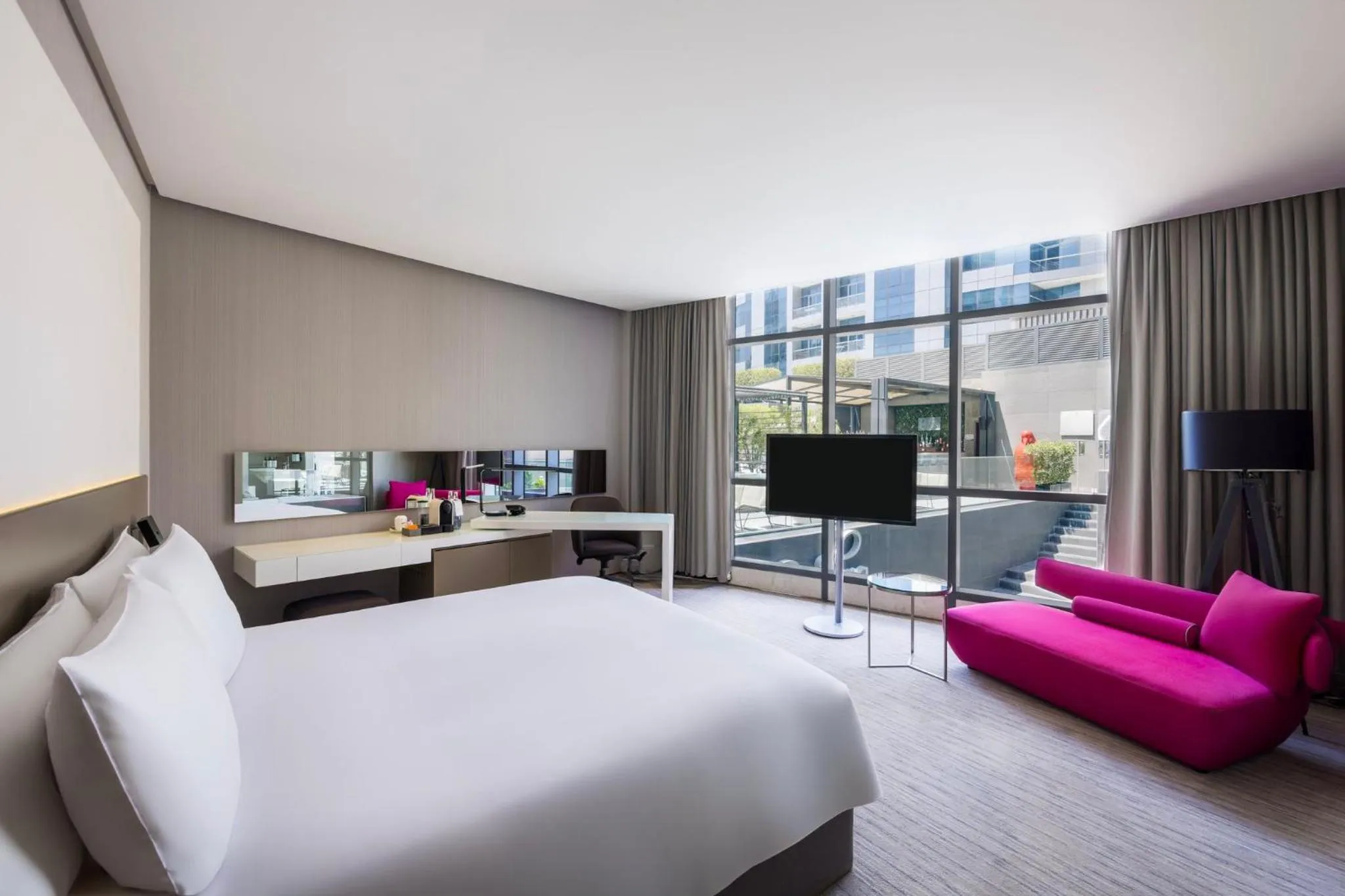 Photo of the whole room, Bed in InterContinental Dubai Marina by IHG