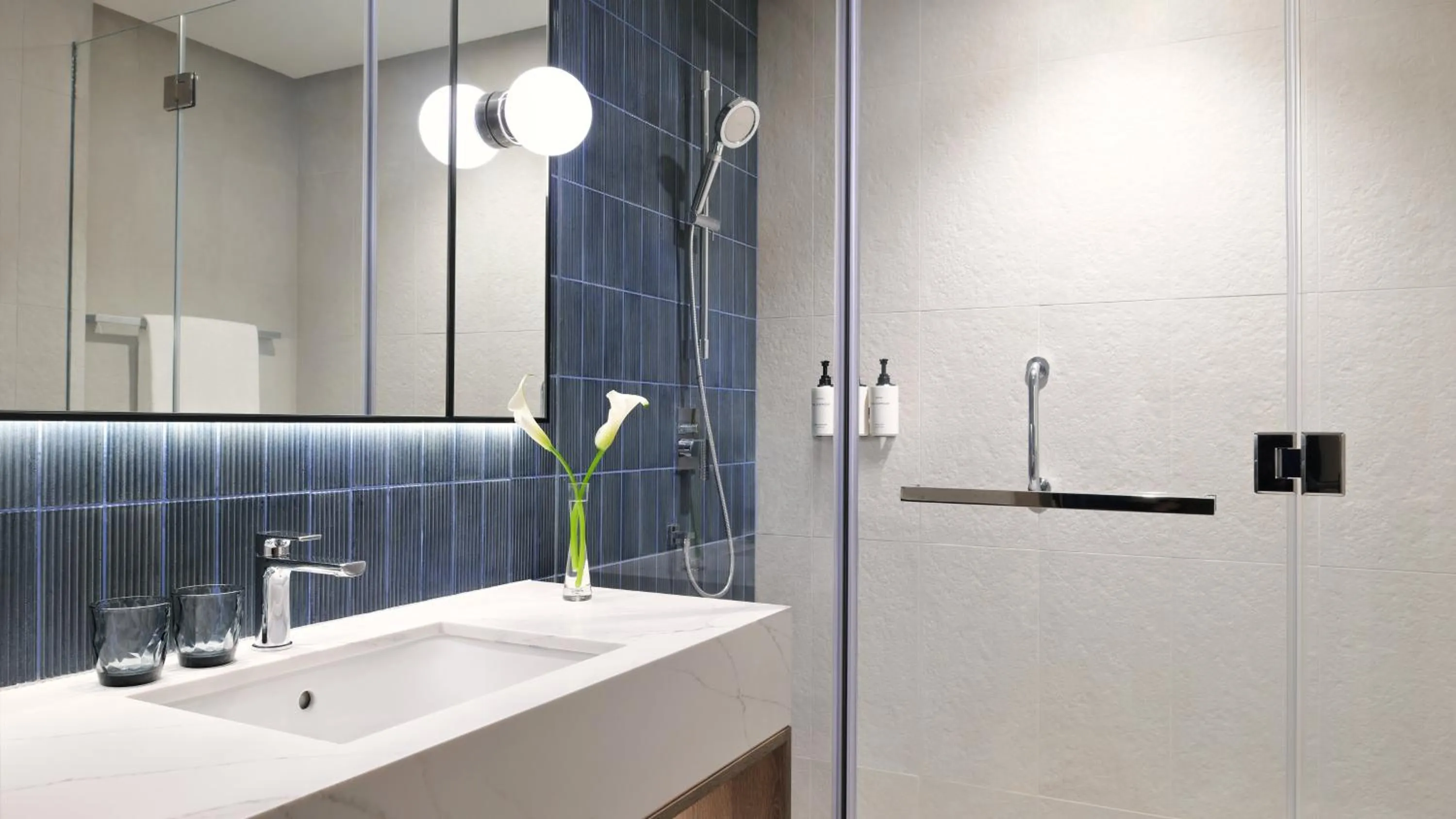 Bathroom in InterContinental Dubai Marina by IHG