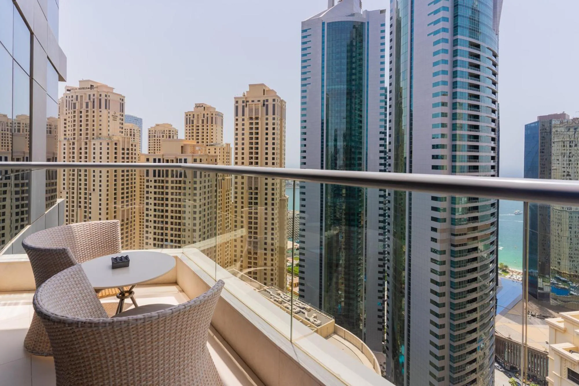 Balcony/Terrace in InterContinental Dubai Marina by IHG