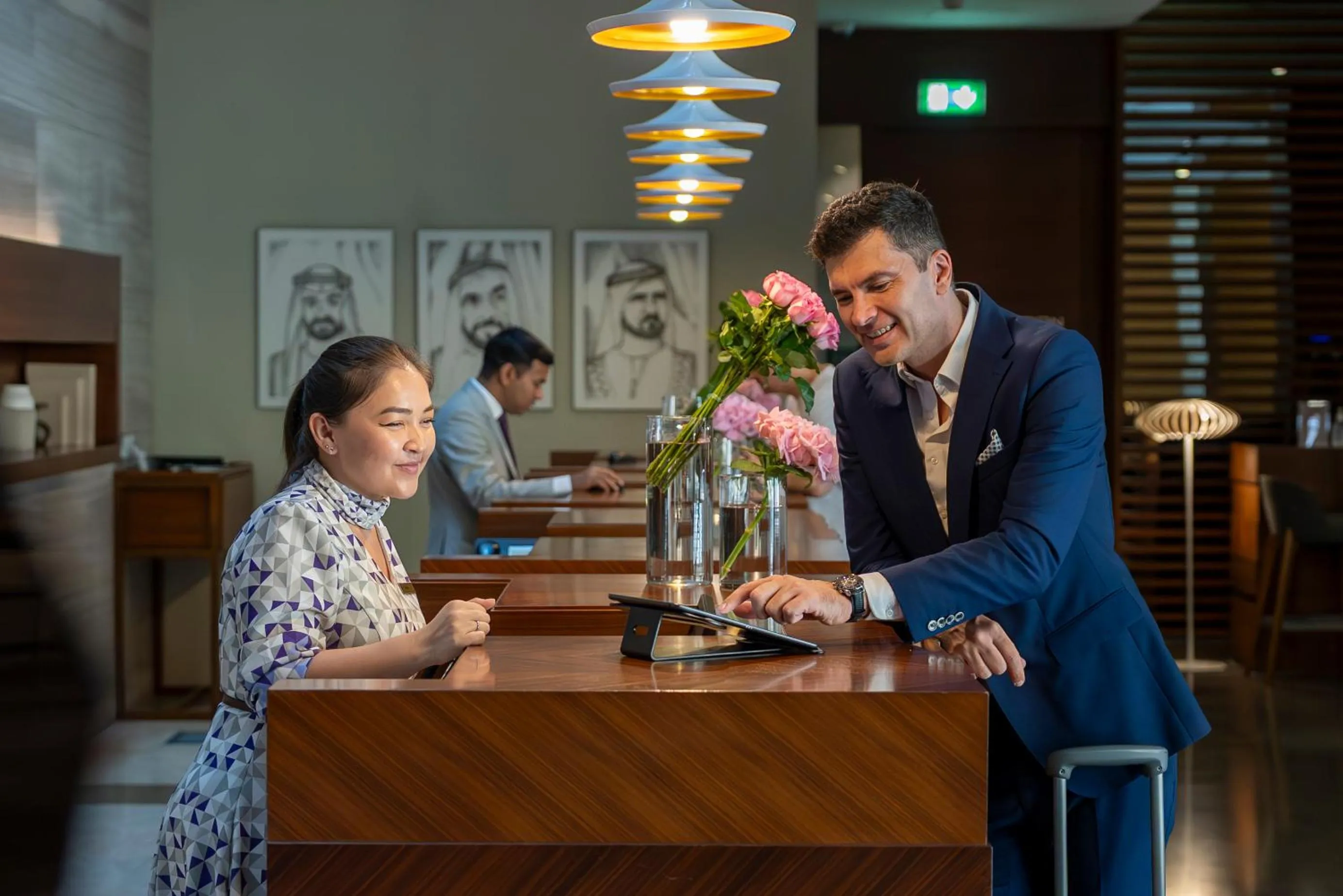 Staff in InterContinental Dubai Marina by IHG