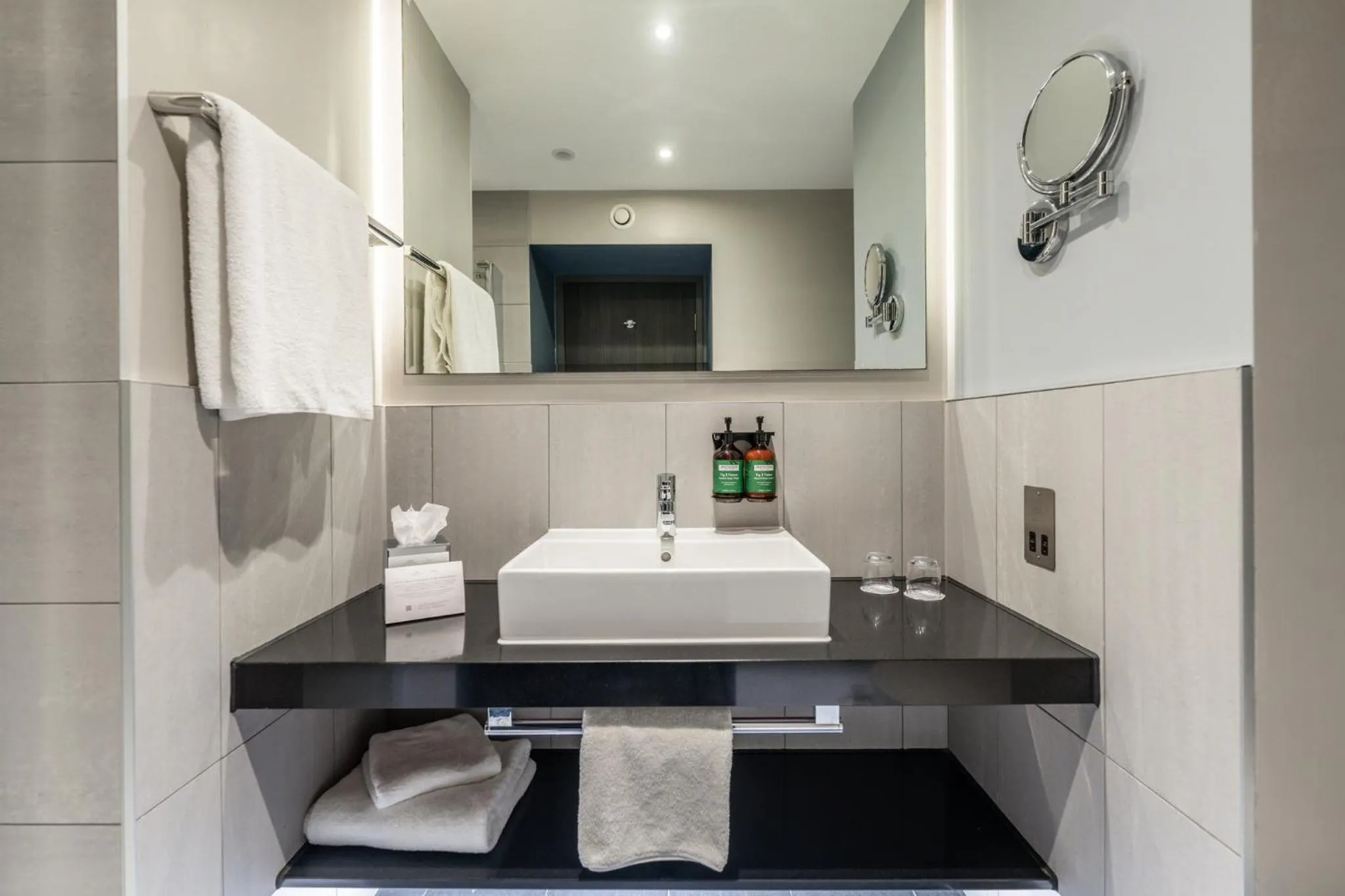 Bathroom in Crowne Plaza Aberdeen Airport by IHG