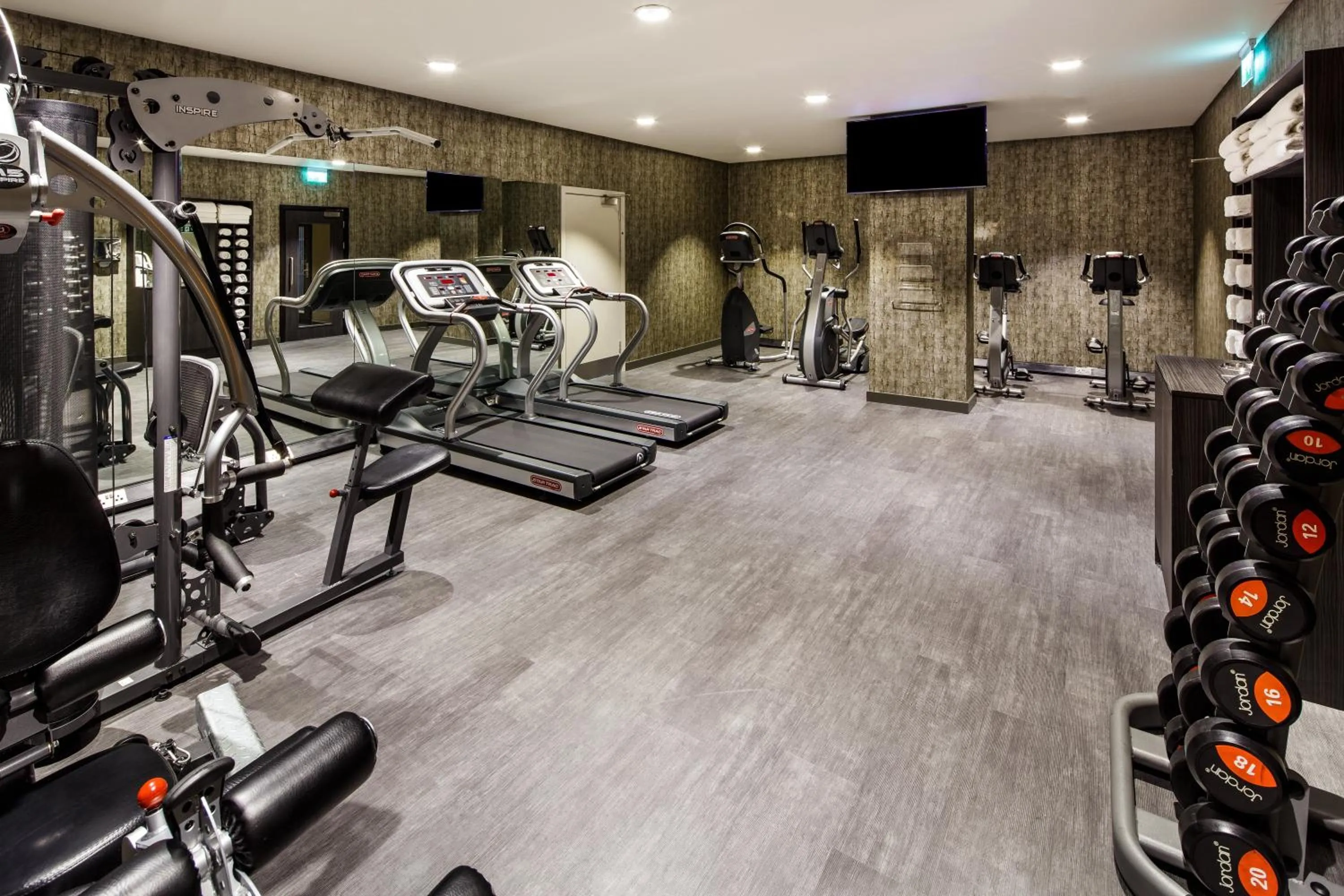 Fitness centre/facilities in Crowne Plaza Aberdeen Airport by IHG