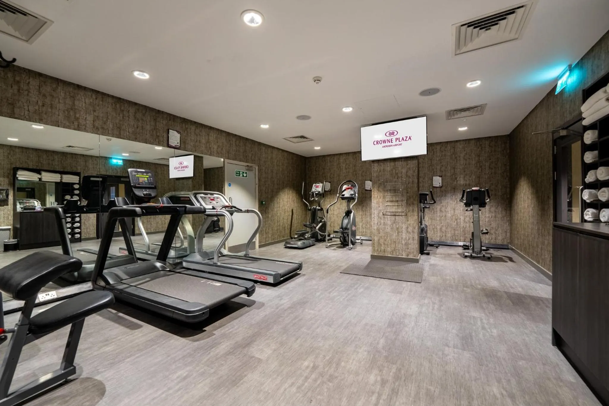 Fitness centre/facilities in Crowne Plaza Aberdeen Airport by IHG