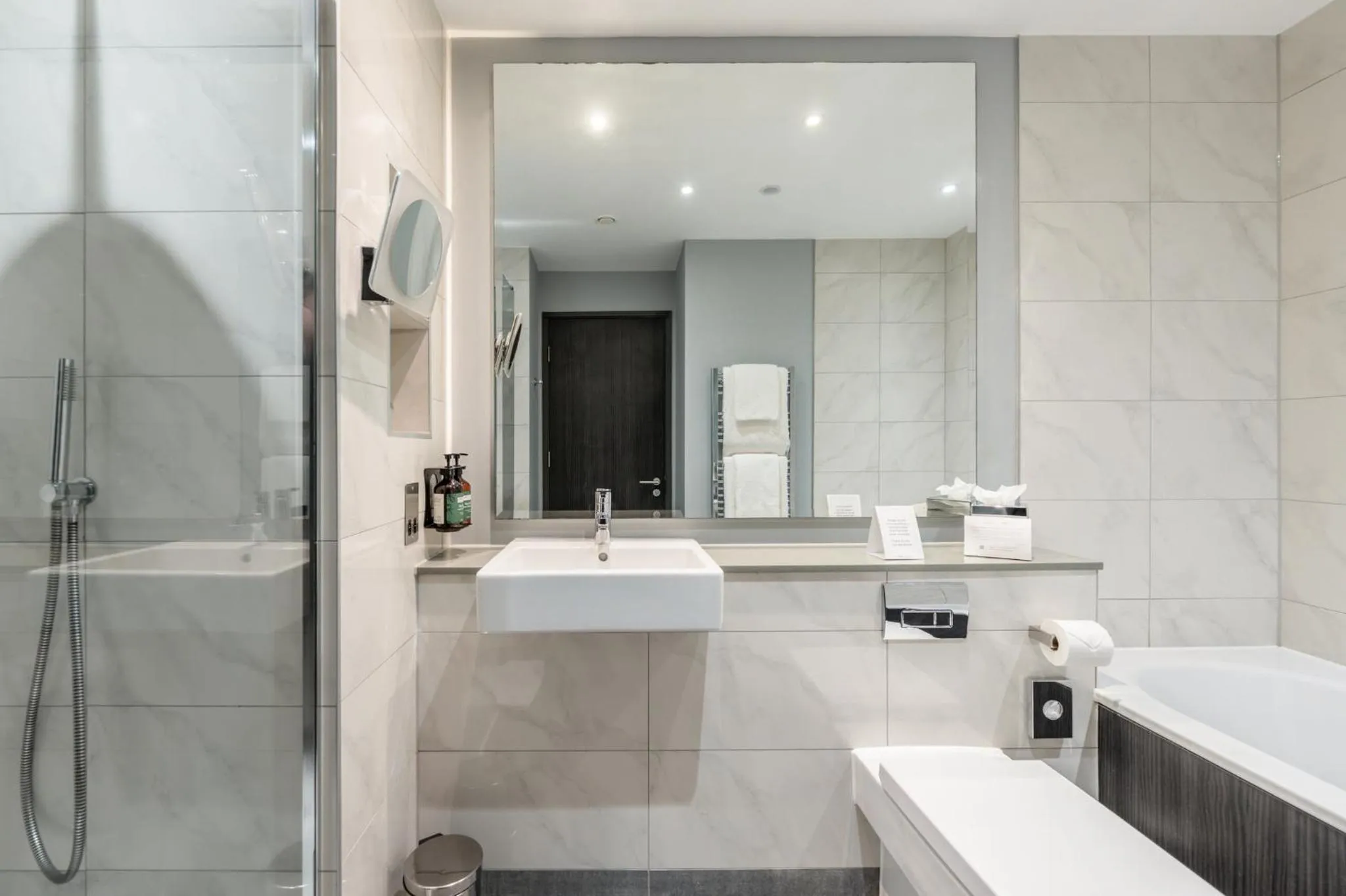 Bathroom in Crowne Plaza Aberdeen Airport by IHG