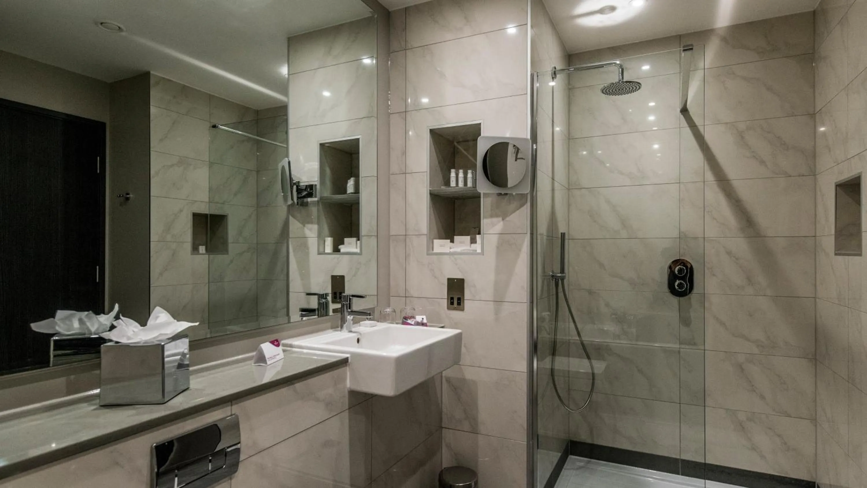 Bathroom in Crowne Plaza Aberdeen Airport by IHG