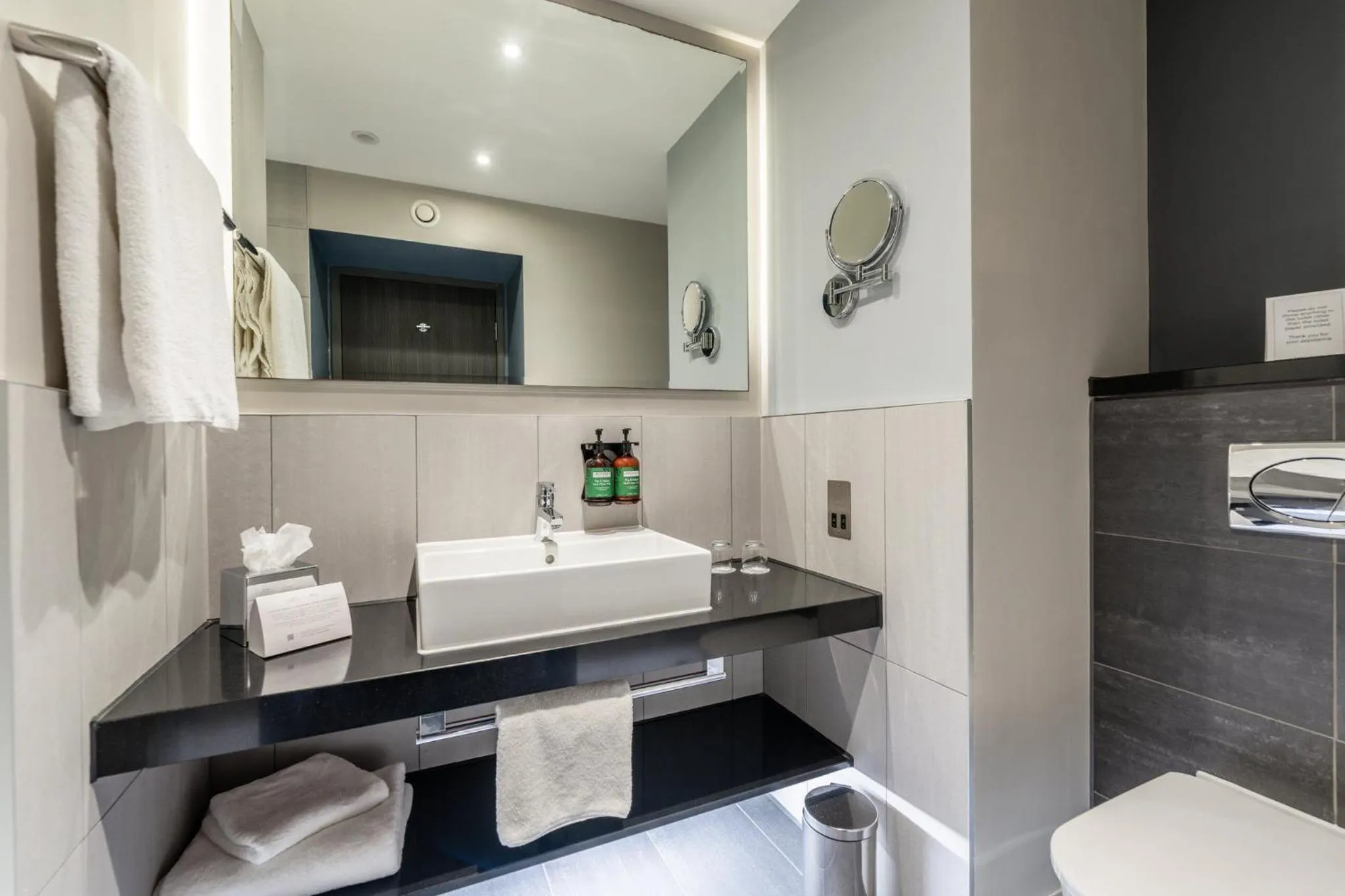 Bathroom in Crowne Plaza Aberdeen Airport by IHG
