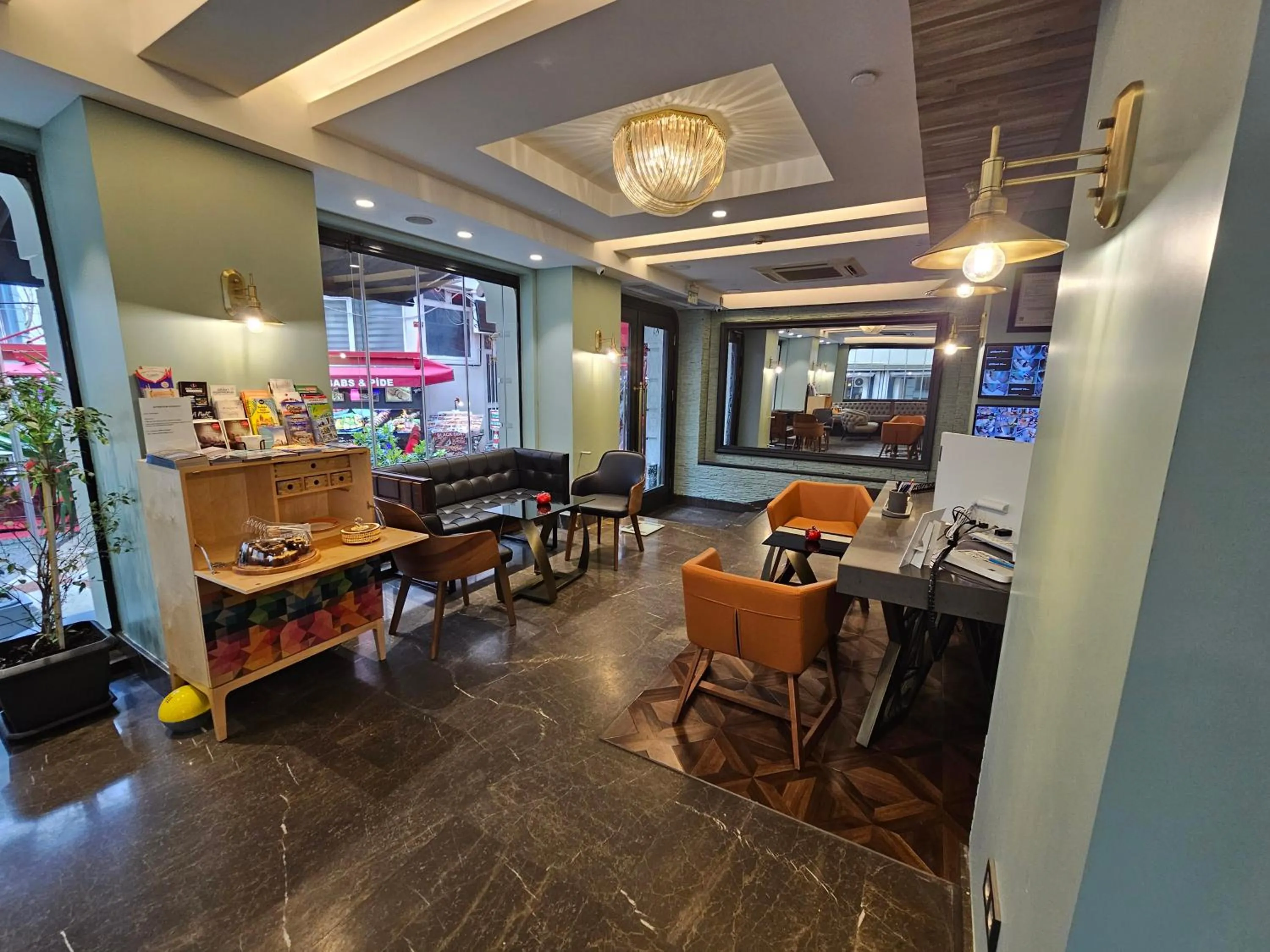 Lobby or reception in Anthemis Hotel