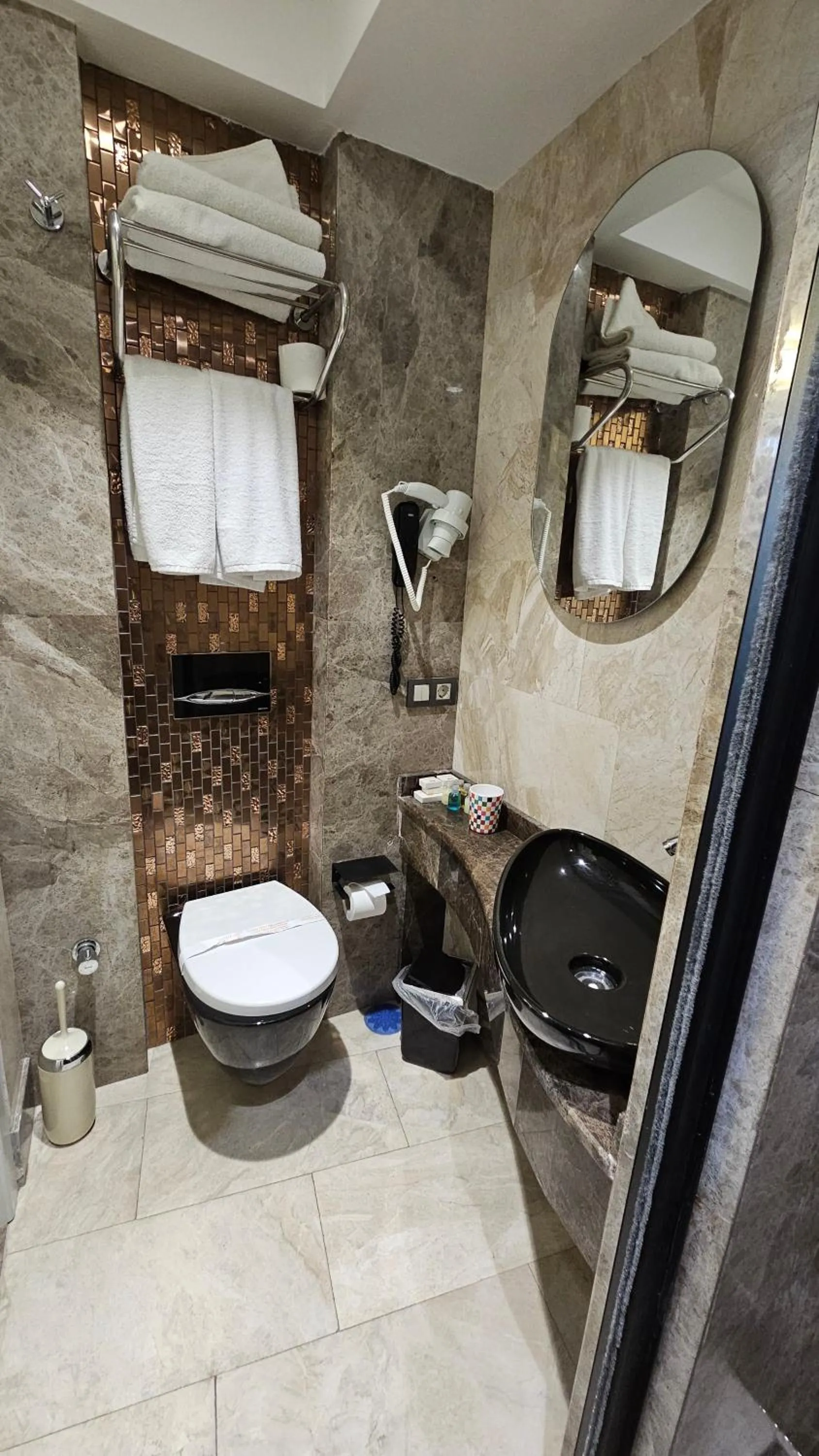 Shower in Anthemis Hotel