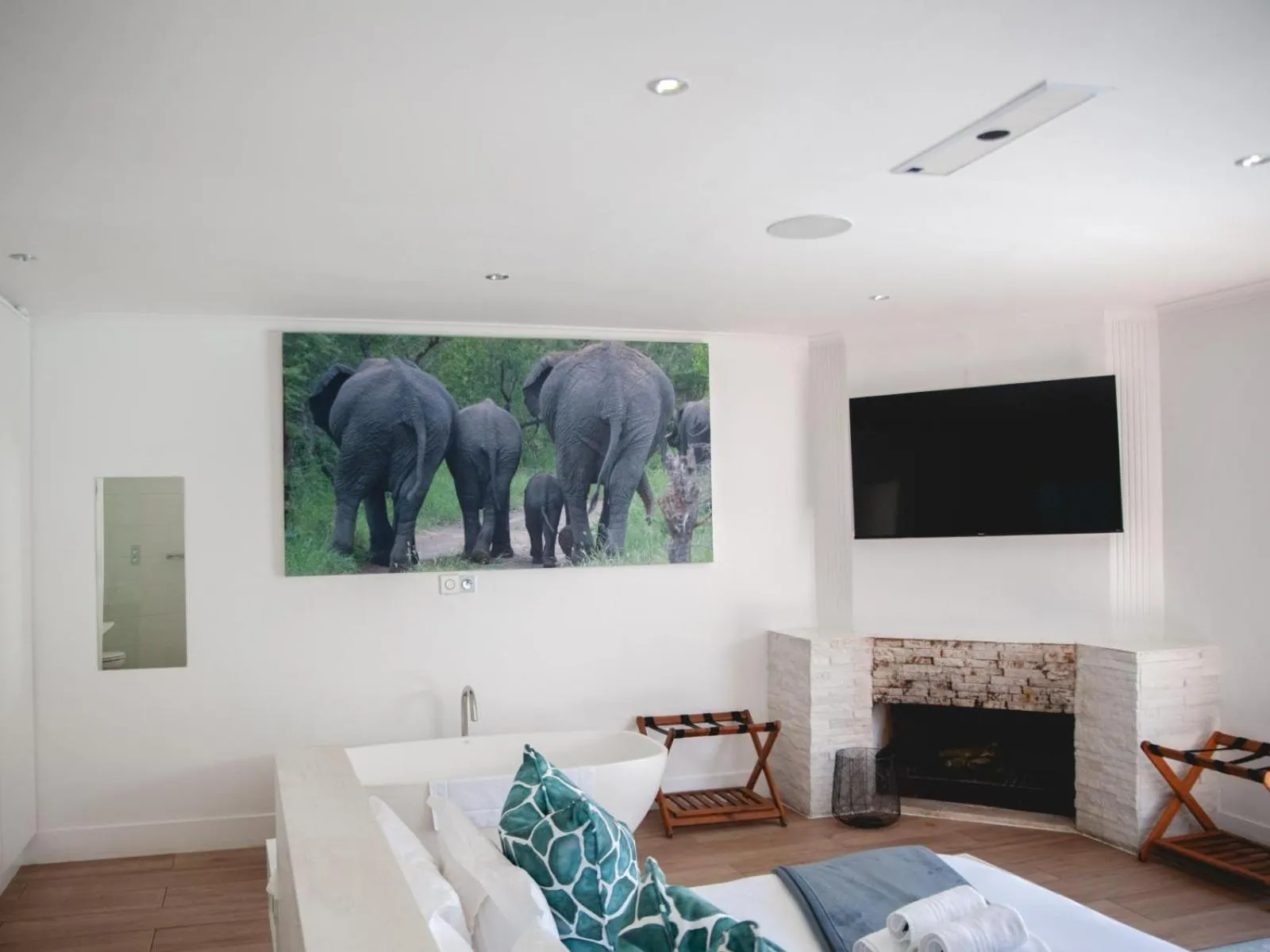 Bedroom in theLAB Franschhoek