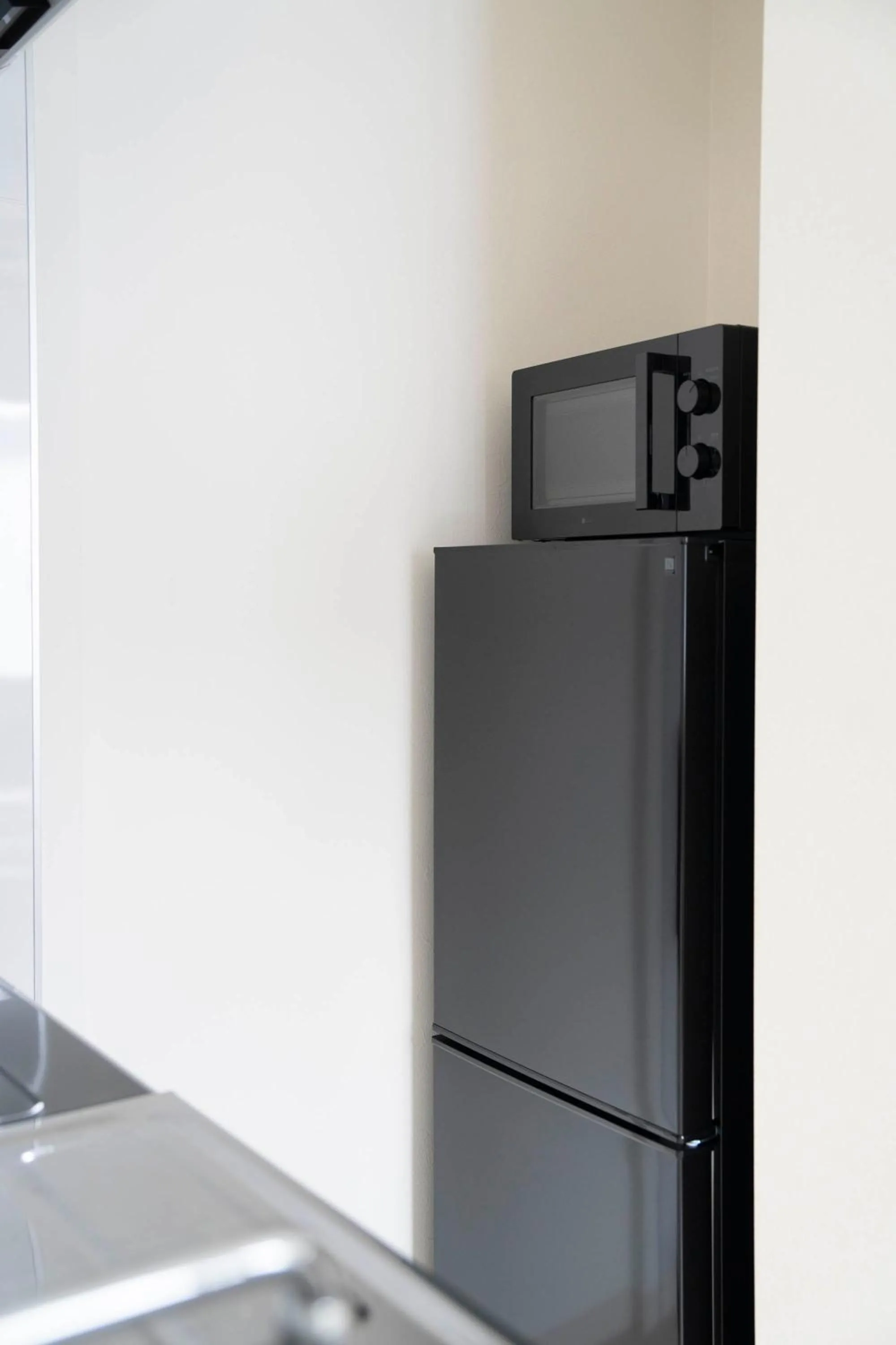 microwave in Court Villa Sapporo 403