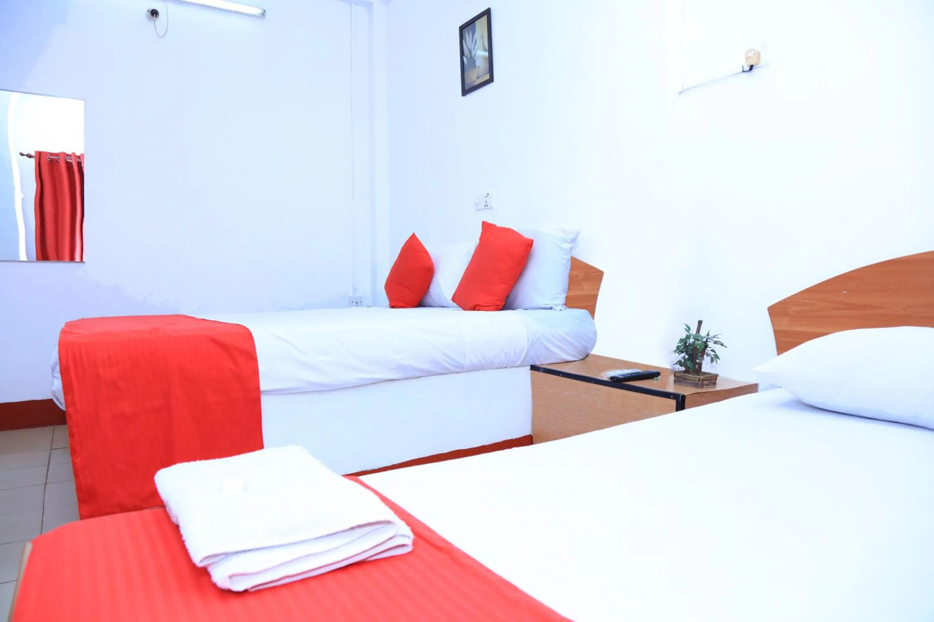 Bed in Hotel Nelly Vavuniya