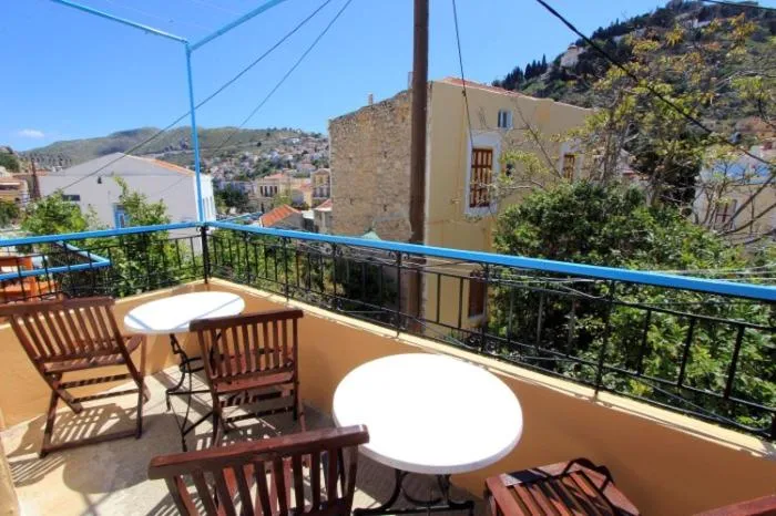 Patio in Symi Center Hotel