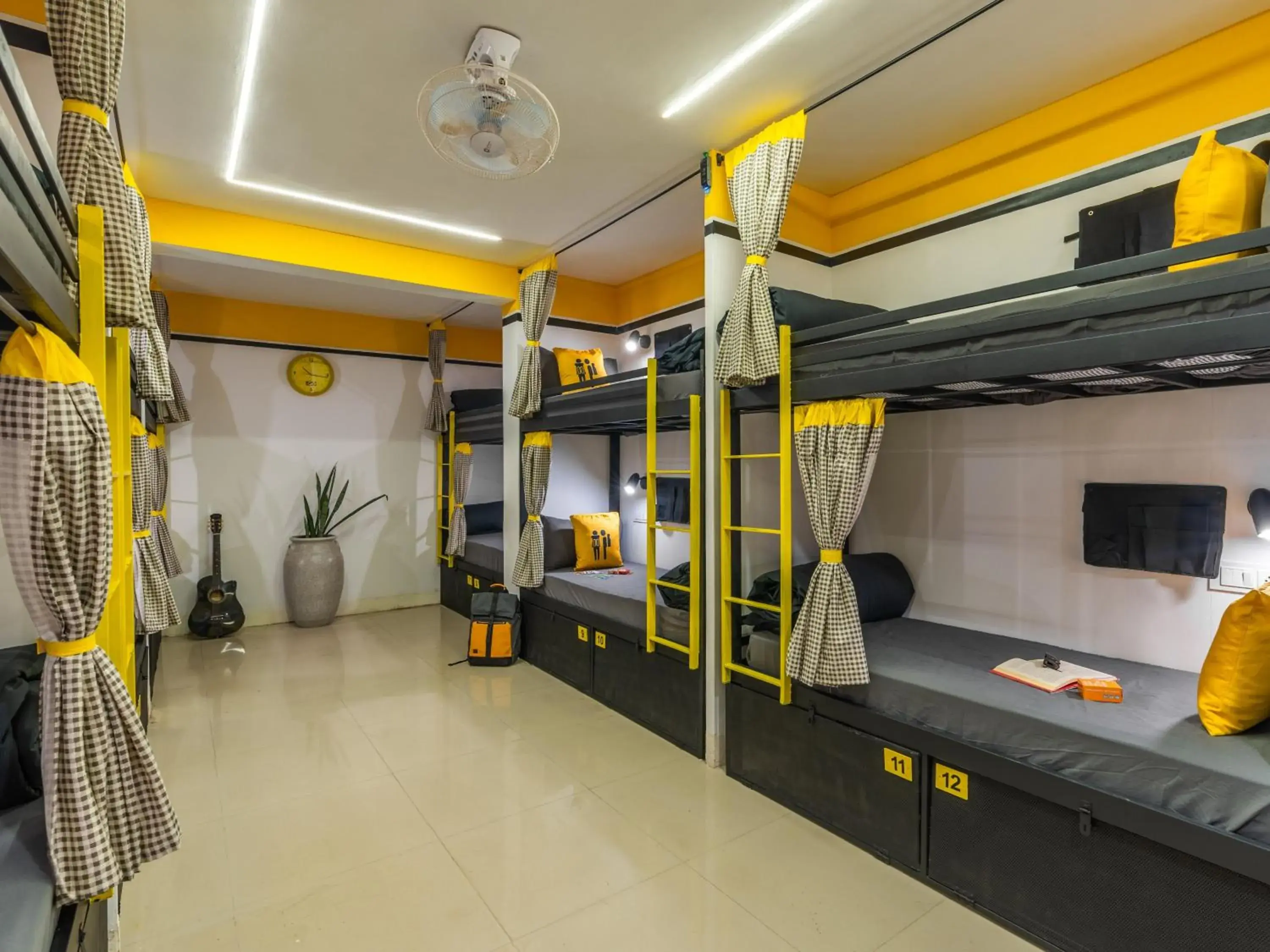 Bed in 12 Bed Mixed Dormitory - External Shared Washroom in The Hosteller Fort Kochi, Ocean Edge Bed in 12 Bed Mixed Dormitory - External Shared Washroom in The Hosteller Fort Kochi, Ocean Edge