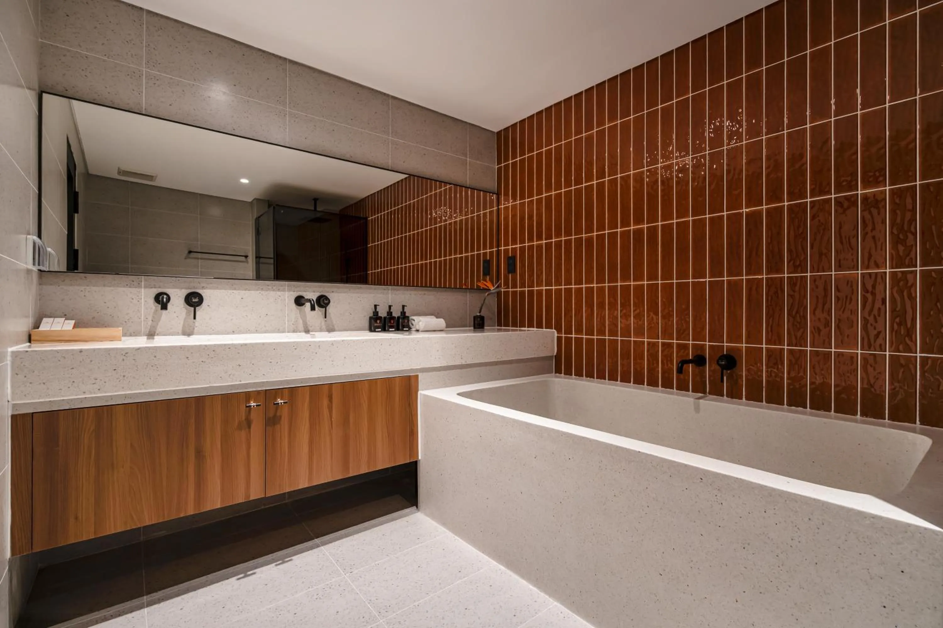 Bathroom in Metrolux City Contemporary Hotel