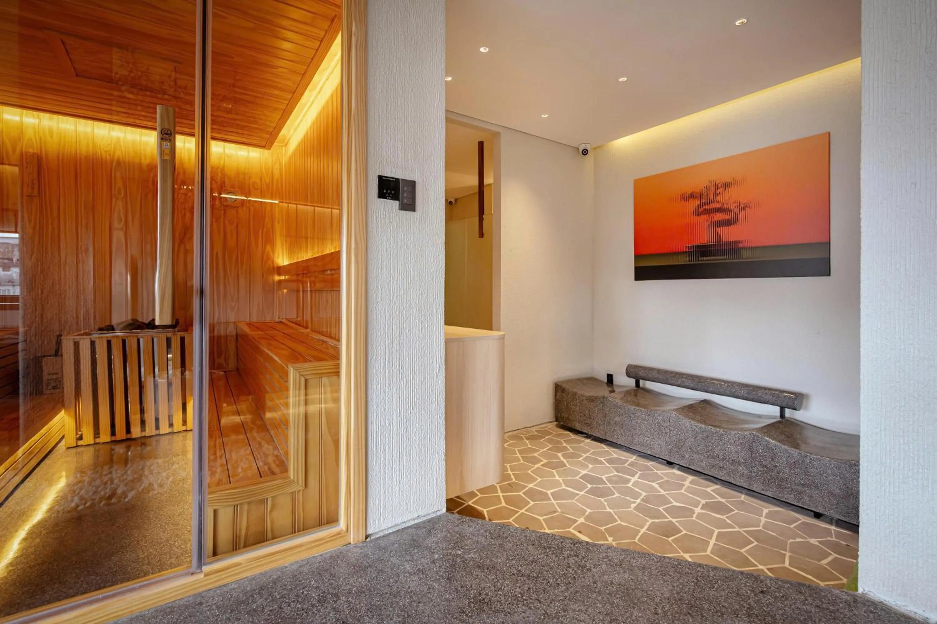 Sauna in Metrolux City Contemporary Hotel