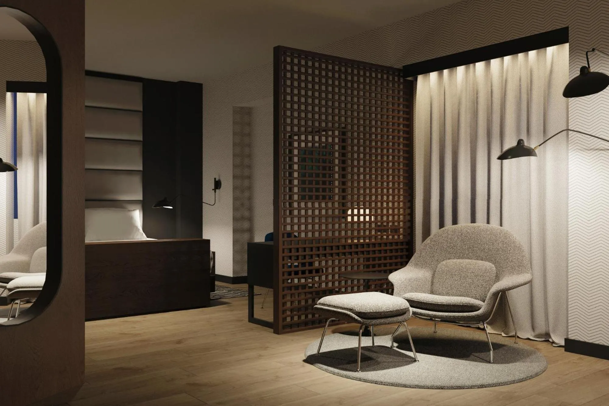 Living room in Wyndham Grand Costa Del Sol Lima Airport