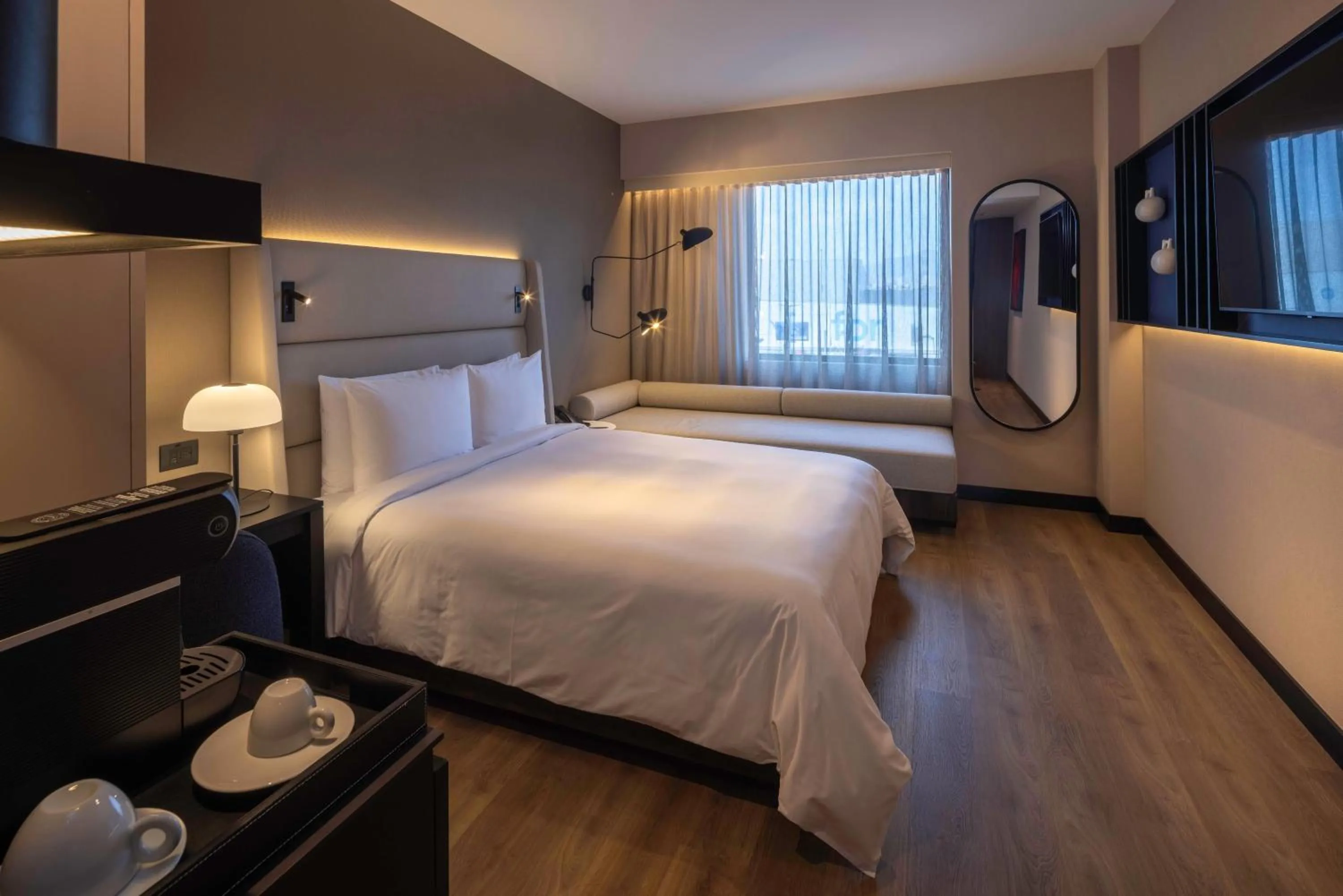 Photo of the whole room, Bed in Wyndham Grand Costa Del Sol Lima Airport