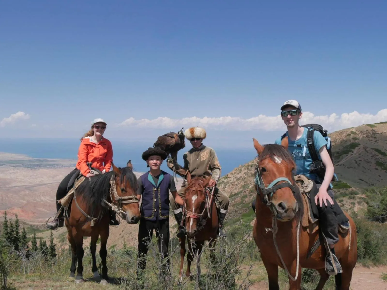 Horse-riding in Apple Hostel Bishkek