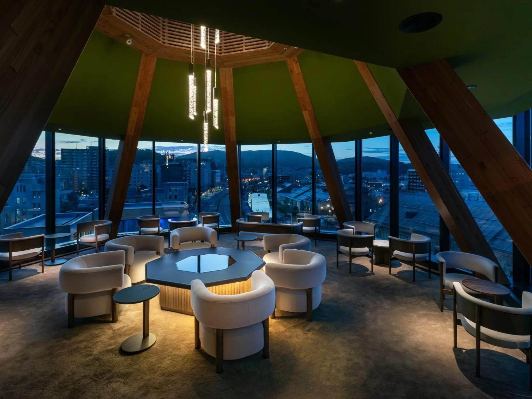 Lounge or bar in Granbell Hotel Otaru