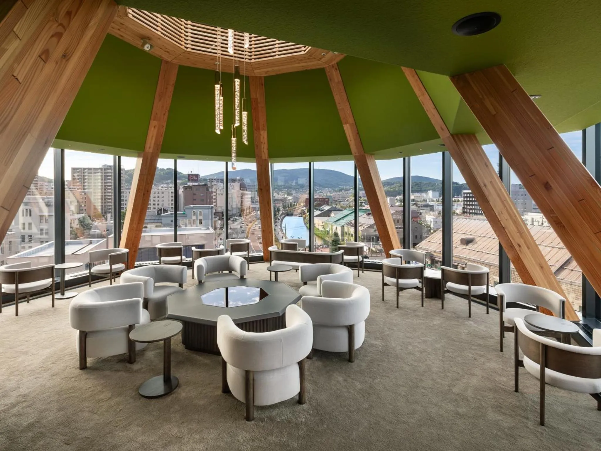 Lounge or bar in Granbell Hotel Otaru