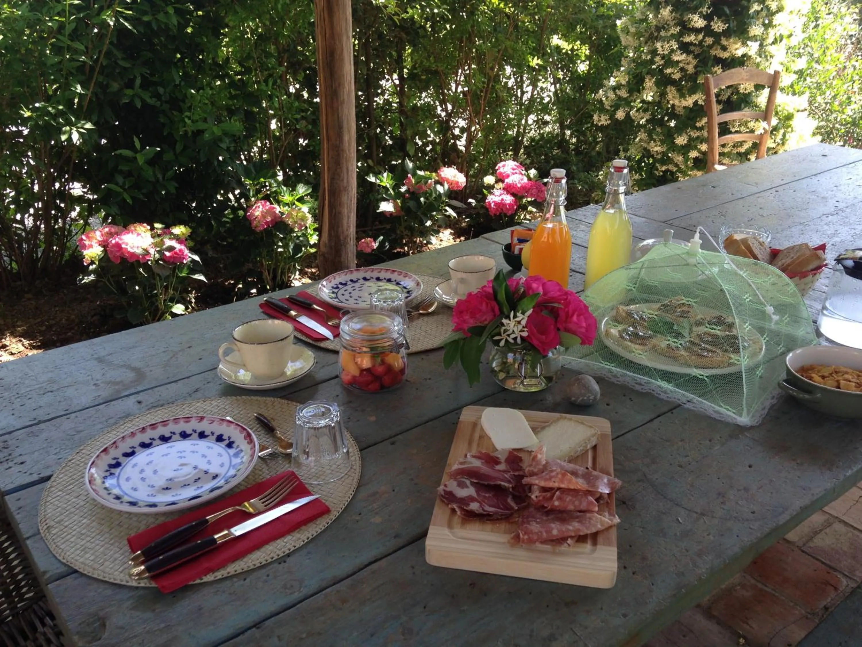 Garden in Le Palazze B&b