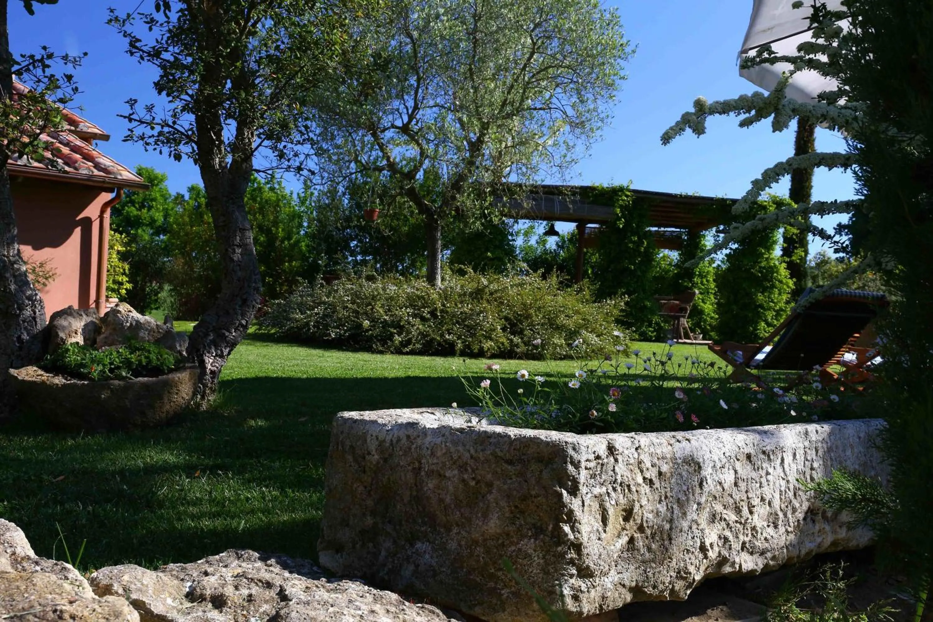 Garden in Le Palazze B&b