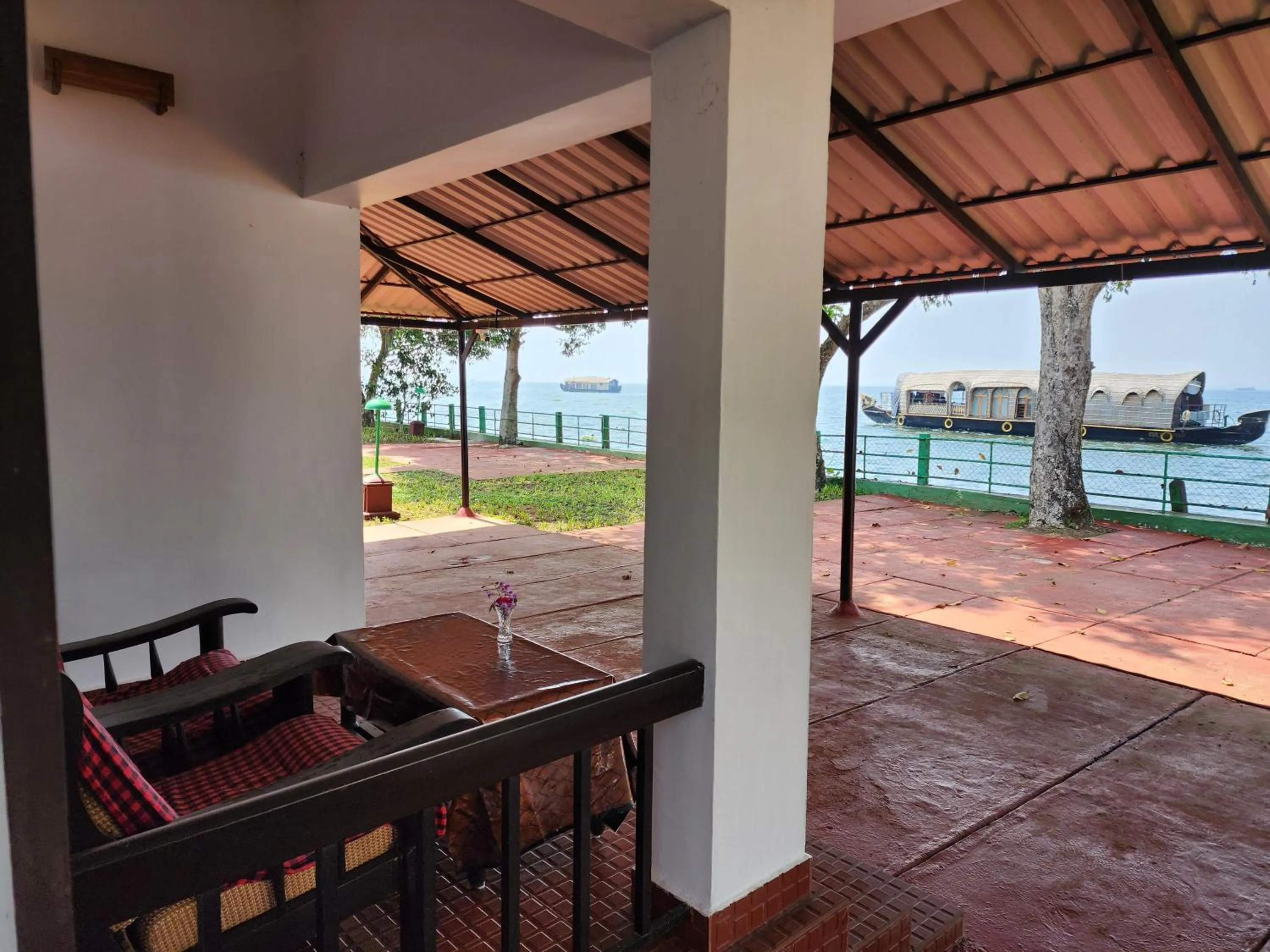 View (from property/room) in ILLIKKALAM Lakeside Cottages Kumarakom Kerala
