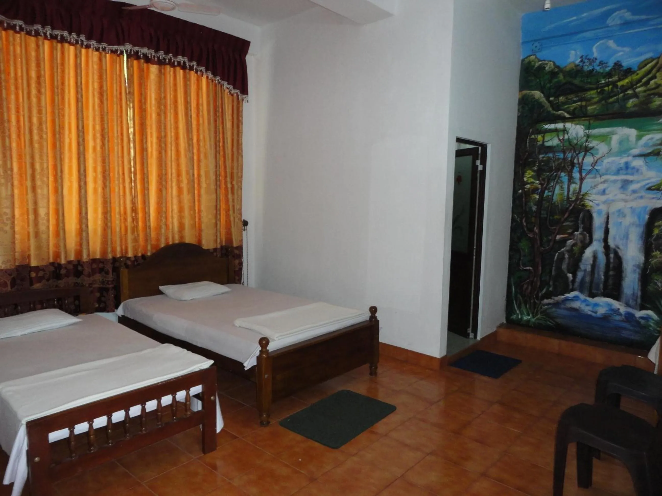 Bed in White Elephant Hotel