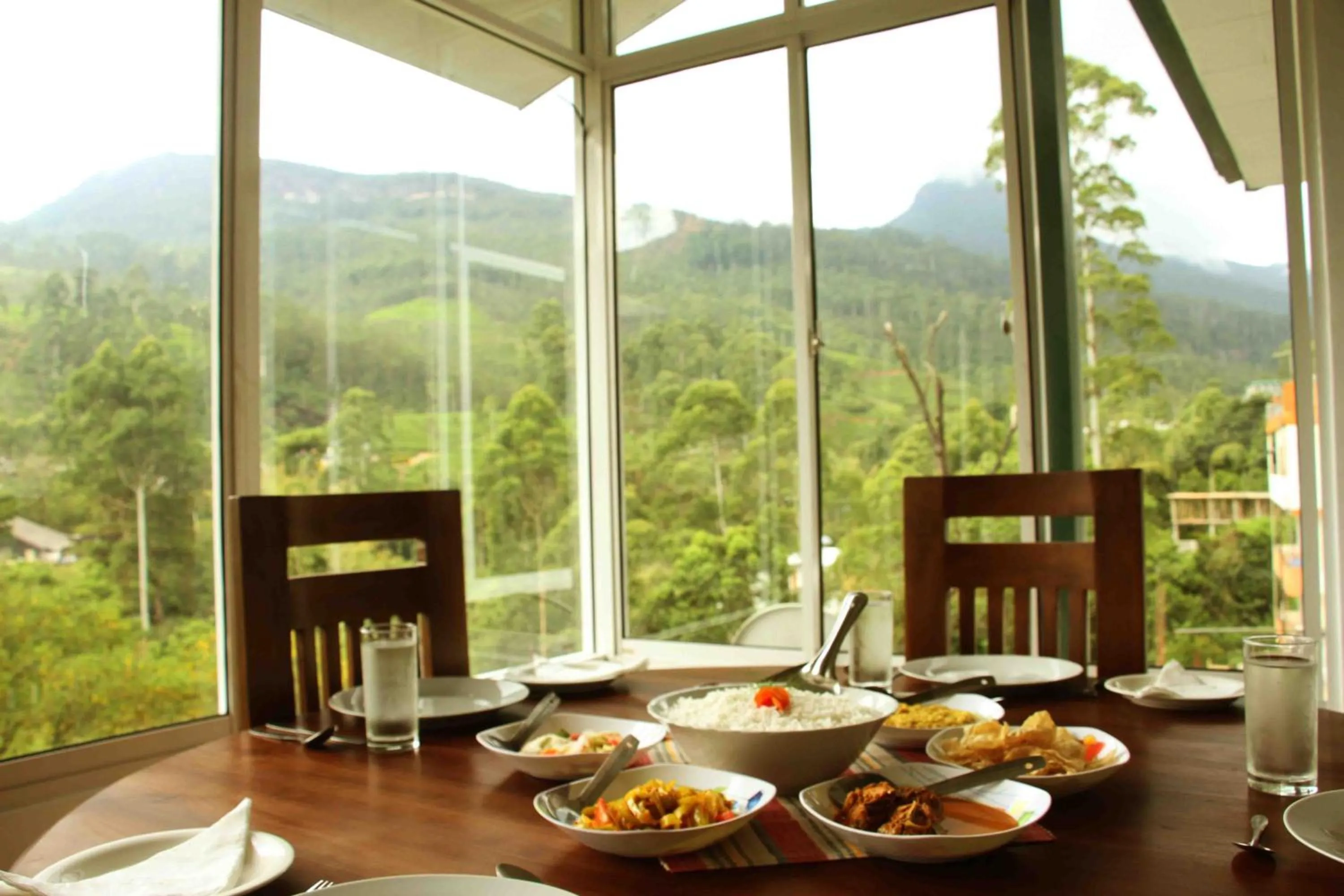 Dining area in White Elephant Hotel