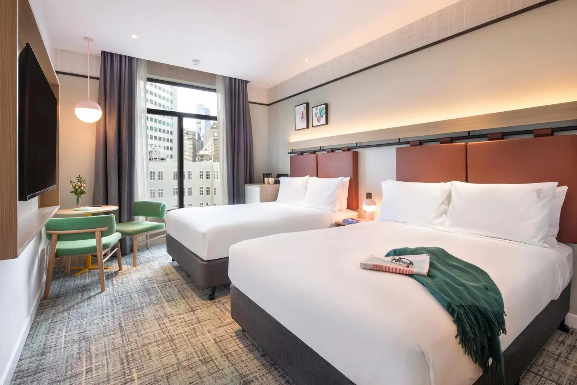 Standard Double Room with Two Double Beds and City View in Holiday Inn Melbourne Bourke Street Mall by IHG Standard Double Room with Two Double Beds and City View in Holiday Inn Melbourne Bourke Street Mall by IHG