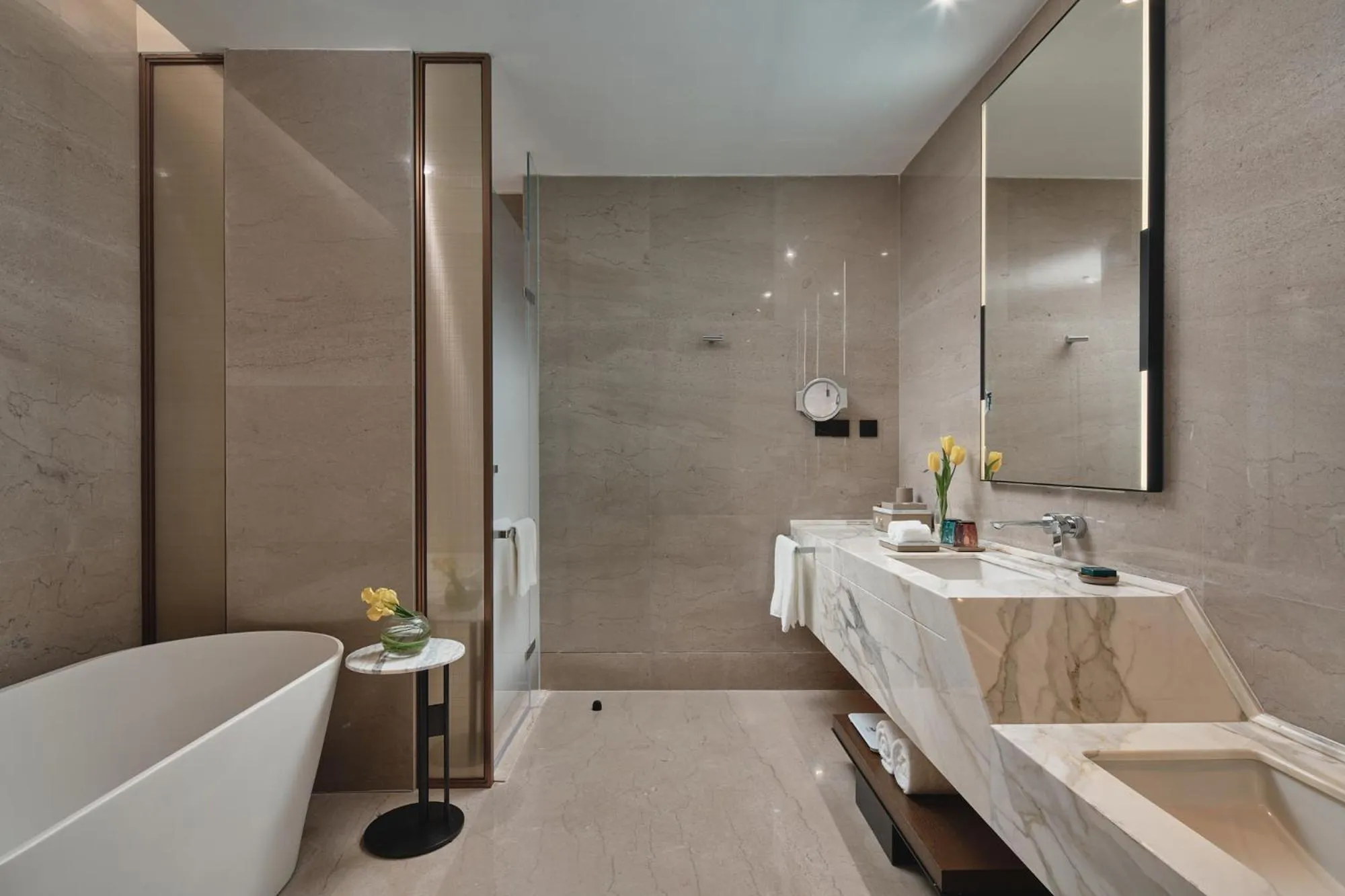 Bathroom in Crowne Plaza Wuhan Tianhe Airport by IHG