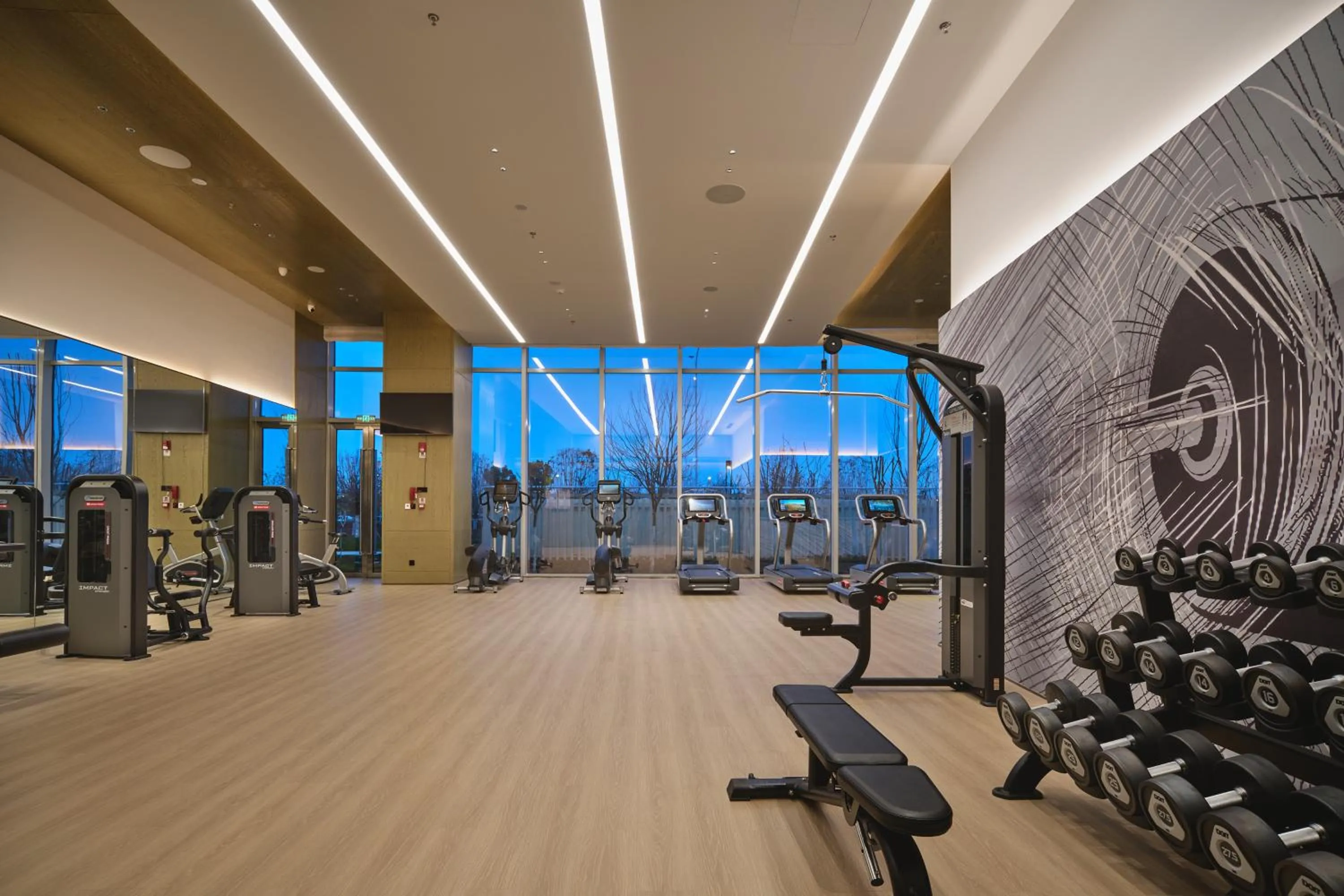 Fitness centre/facilities in Holiday Inn Wuhan Tianhe Airport by IHG