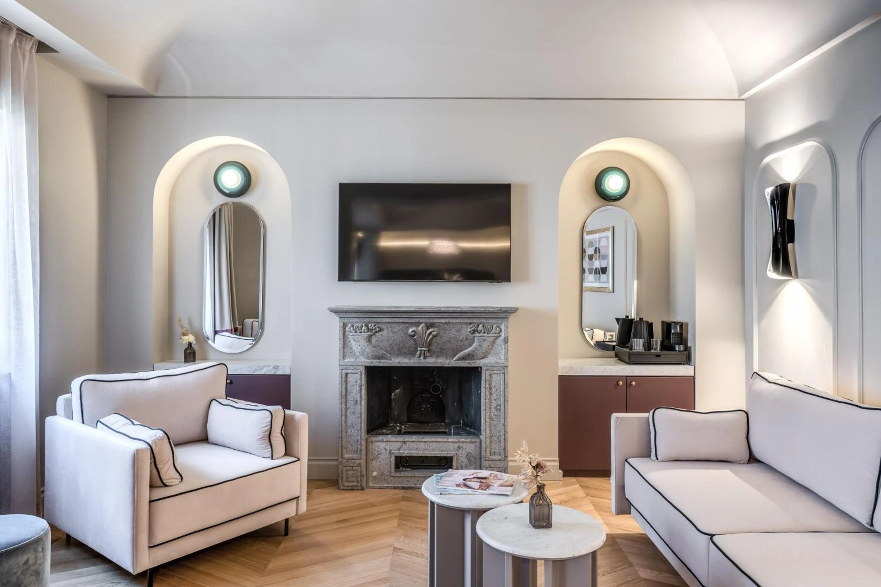 Living room in Dimora Coppelle - Adults Only