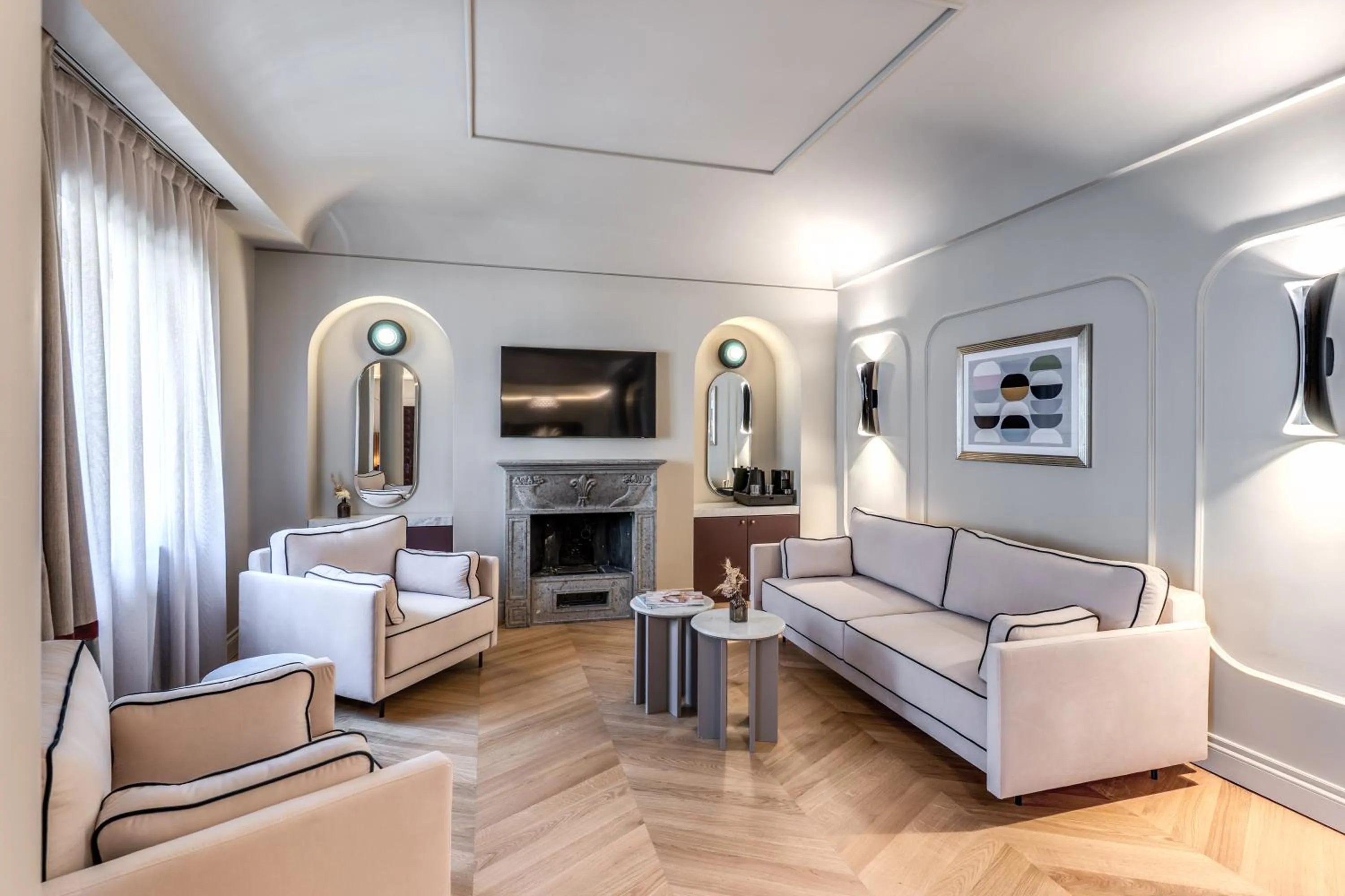 Living room, Bed in Dimora Coppelle - Adults Only